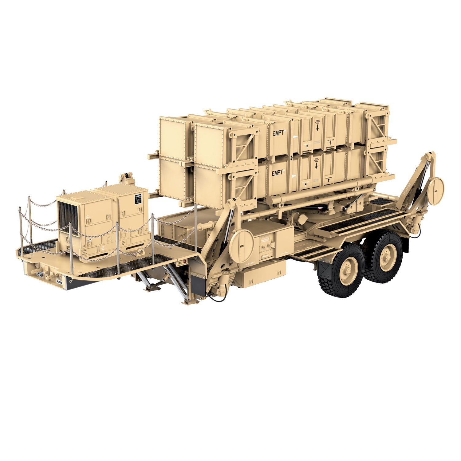 HG P805 M901 MIM-104F Patriot SAM System (PAC-3) Militär Anhänger Sattelauflieger KIT