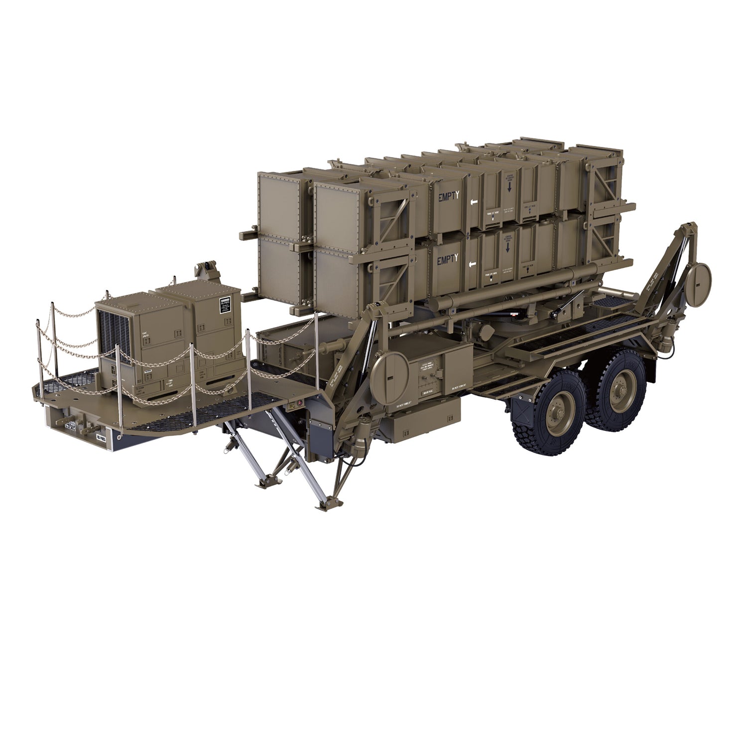 HG P805 M901 MIM-104F Patriot SAM System (PAC-3) Militär Anhänger Sattelauflieger KIT