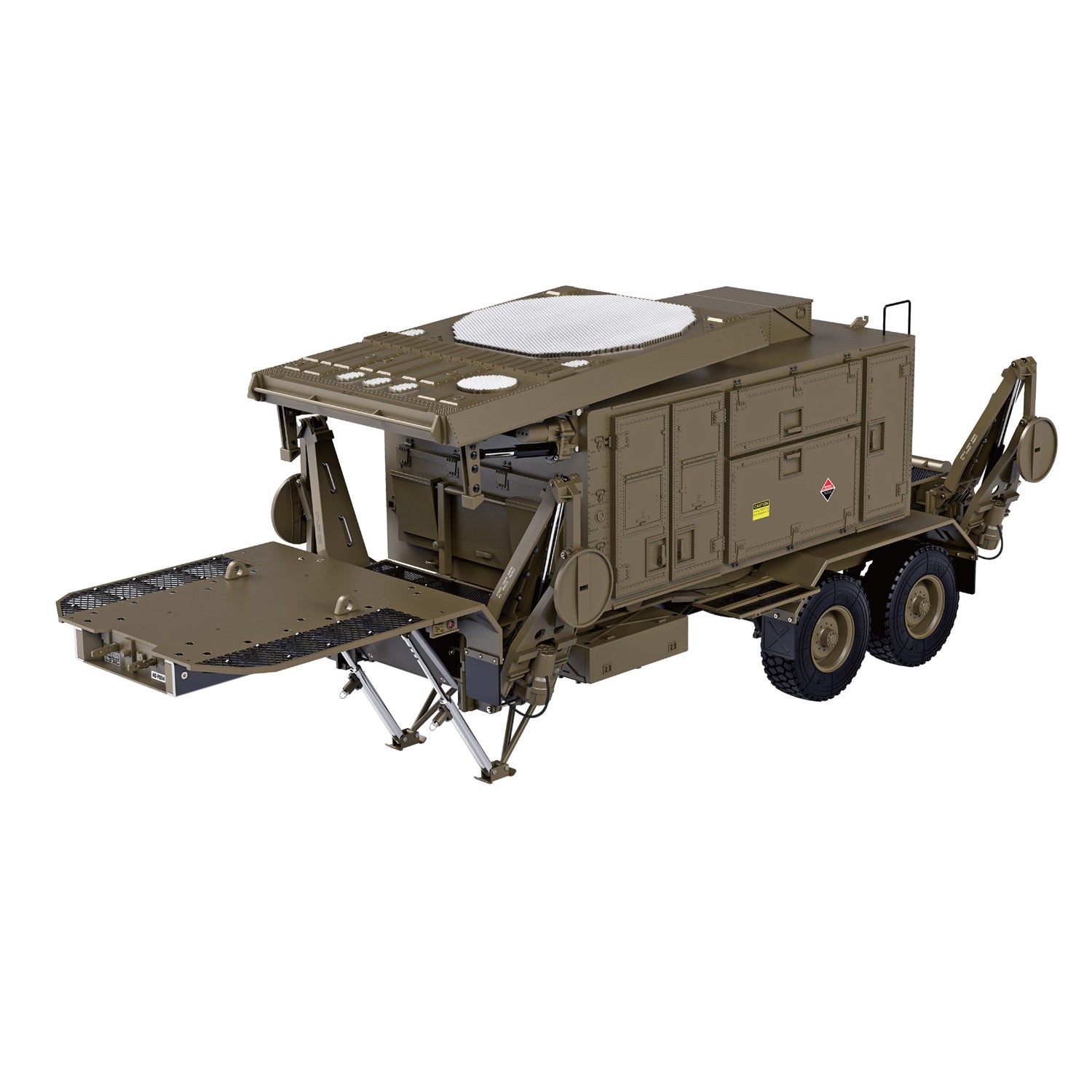 HG P804 Patriot AN MPQ53 Radar Militär Anhänger Sattelauflieger KIT