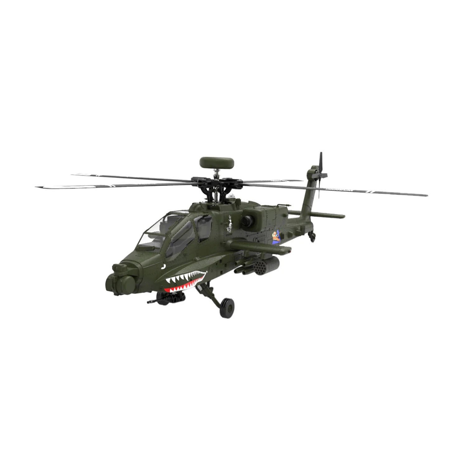 Yuxiang F11 Apache AH64 RC Hubschrauber mit 2.4GH 3D/6G Remote 1:32