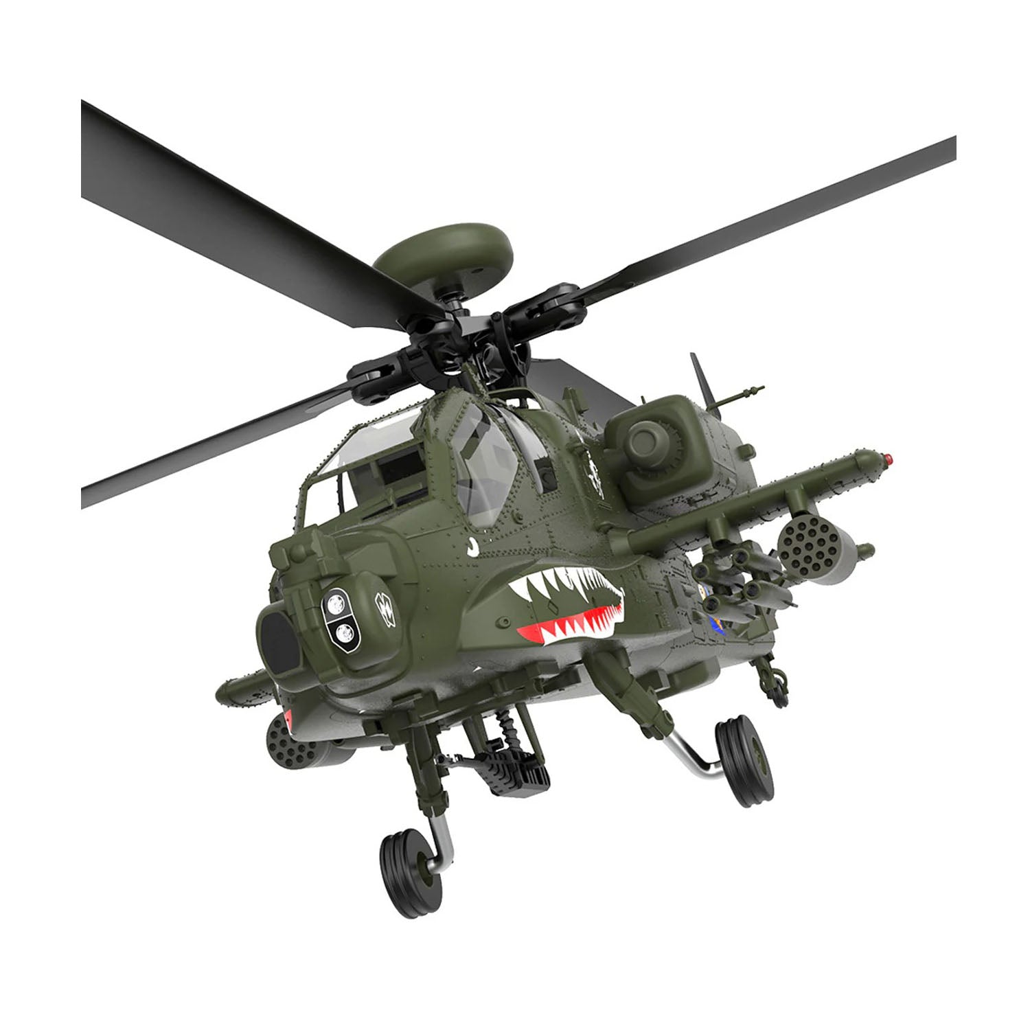 Yuxiang F11 Apache AH64 RC Hubschrauber mit 2.4GH 3D/6G Remote 1:32