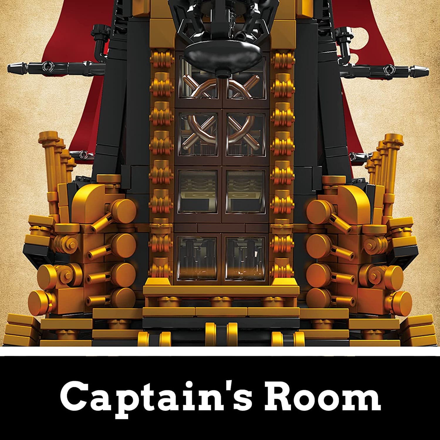 Mould King 13109 Piratenschiff Queen Anne Schiff Spielzeug Bausteine