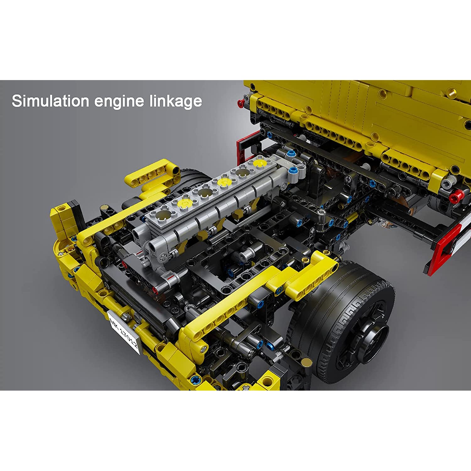 Mould King 17012 - ferngesteuerter Technik Bausteine Transporter LKW Kipplaster - 2,4 GHz RC