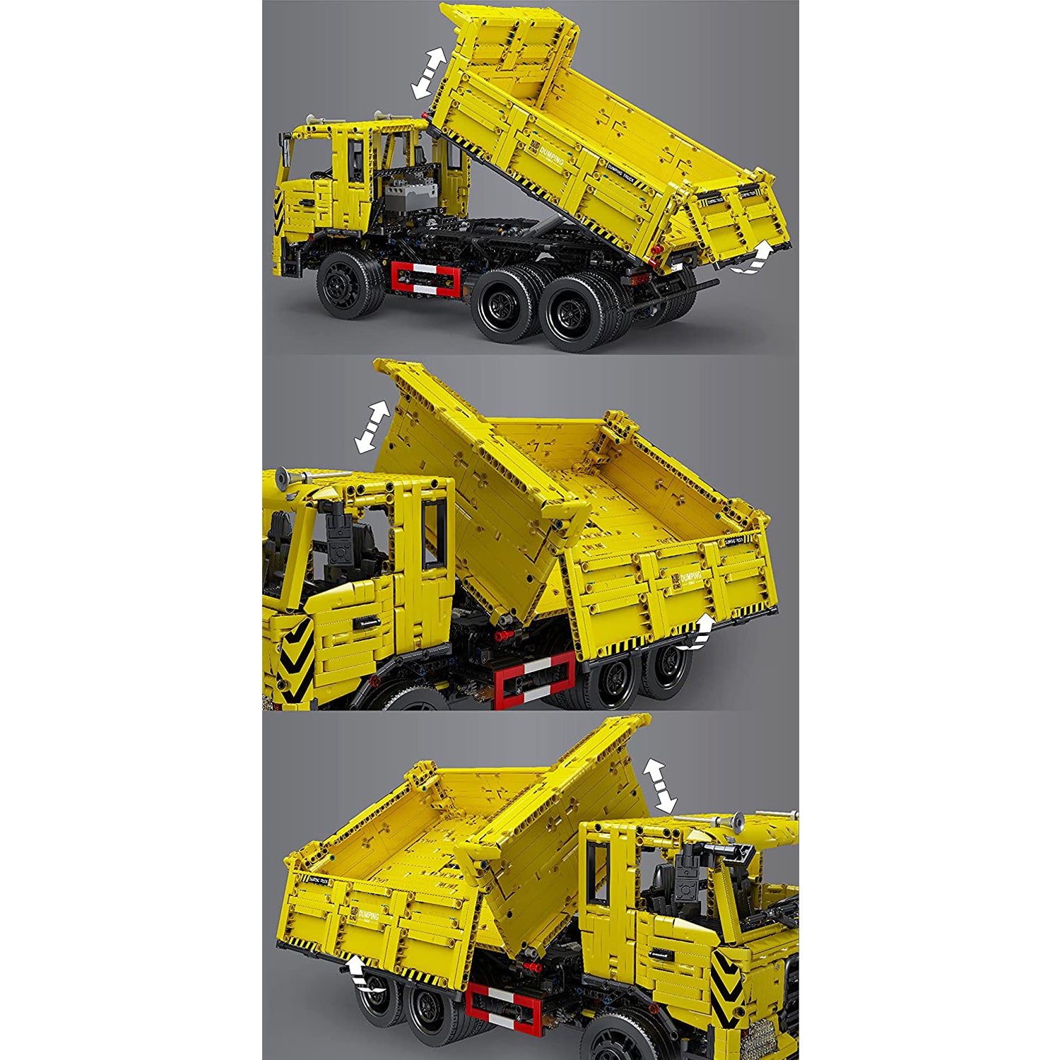 Mould King 17012 - ferngesteuerter Technik Bausteine Transporter LKW Kipplaster - 2,4 GHz RC