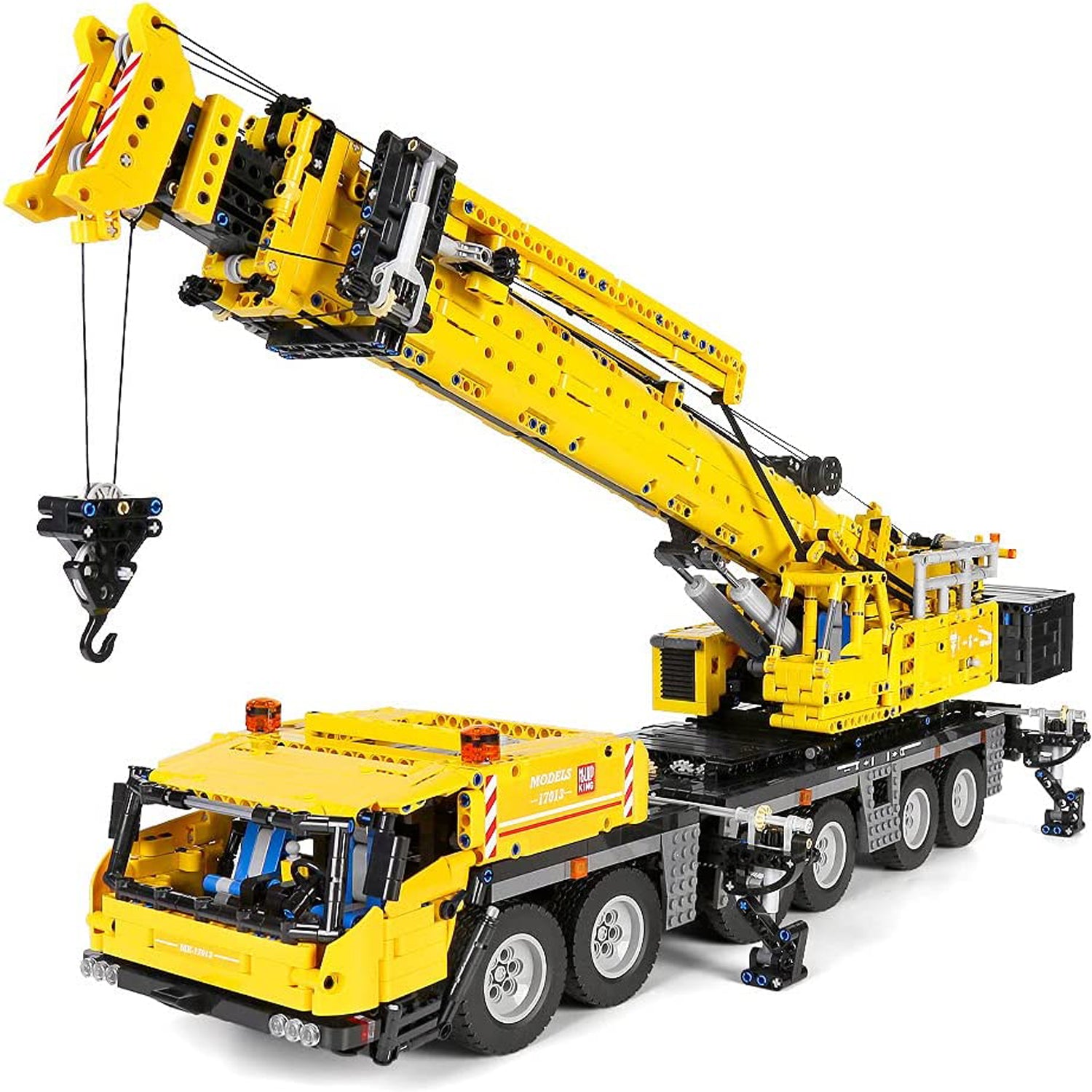 Mould King 17013H GMK Schwerlastkran Kranwagen Technik Bausteine RC
