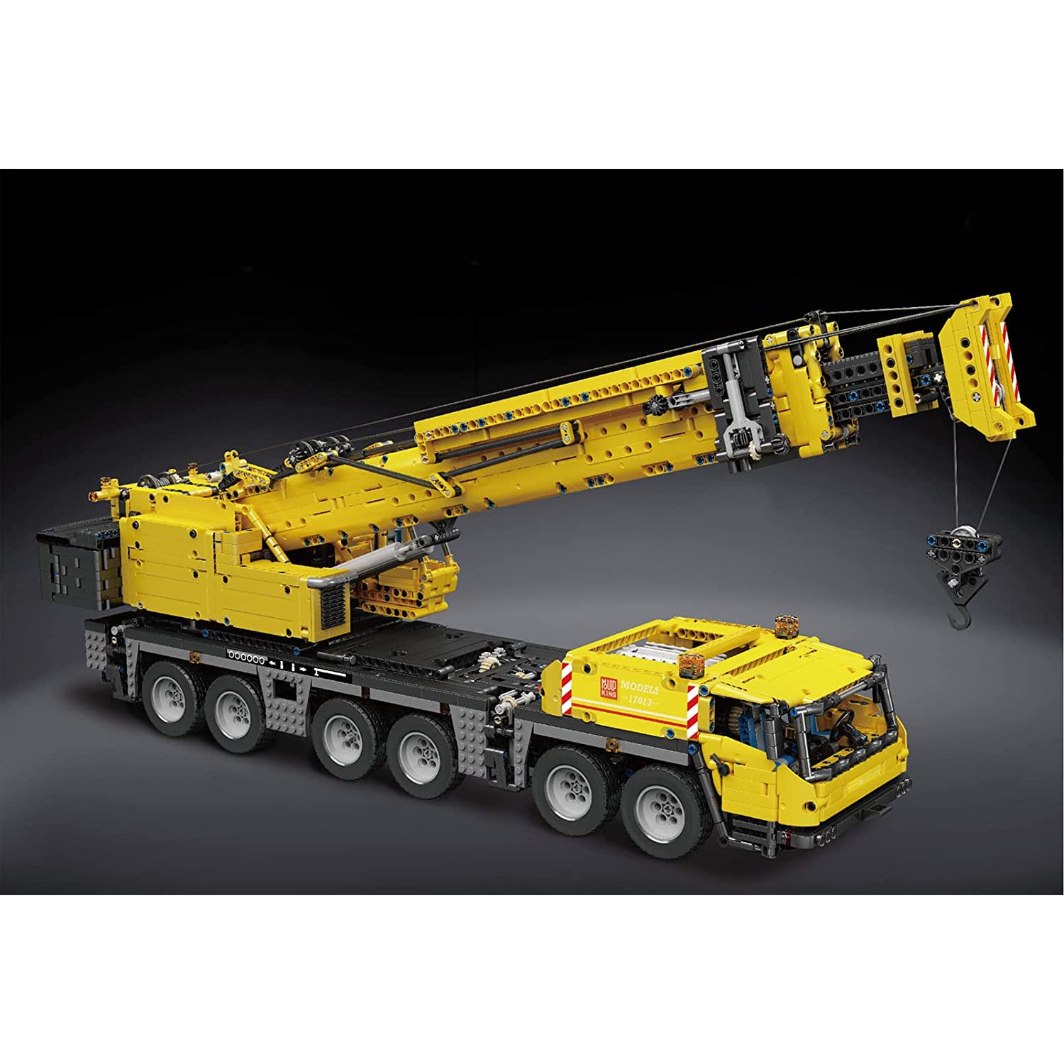 Mould King 17013H GMK Schwerlastkran Kranwagen Technik Bausteine RC