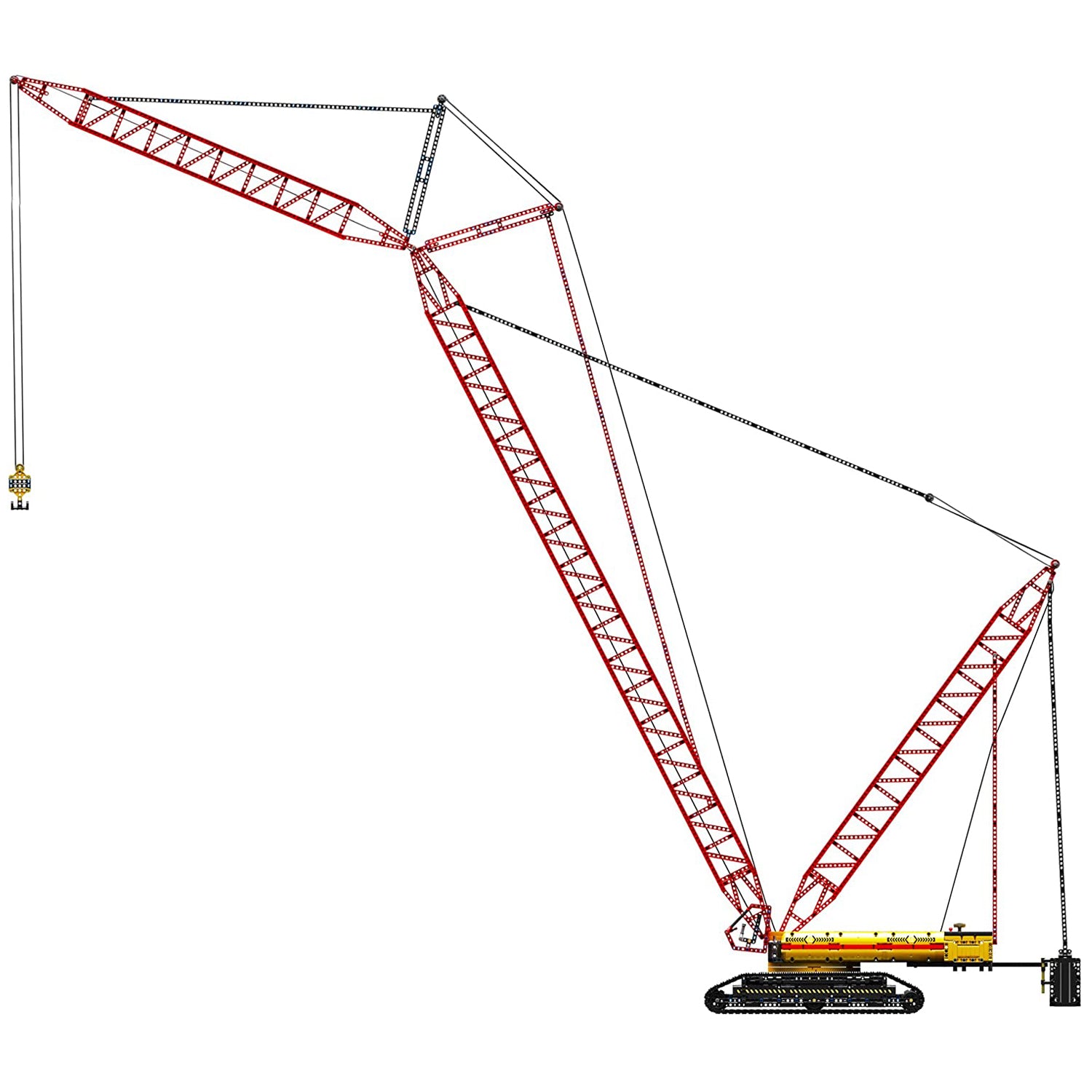 Mould King 17015 Raupenkran Crawler RC Technik Spielzeug Bausteine