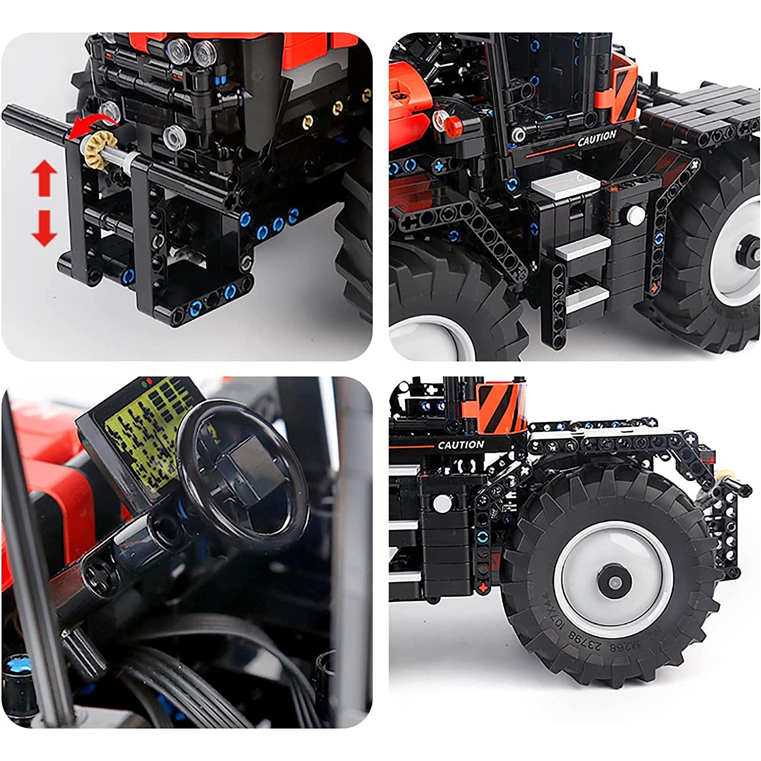 Mould King 17020 Traktor RC Technik 4in1 Spielzeug Bausteine