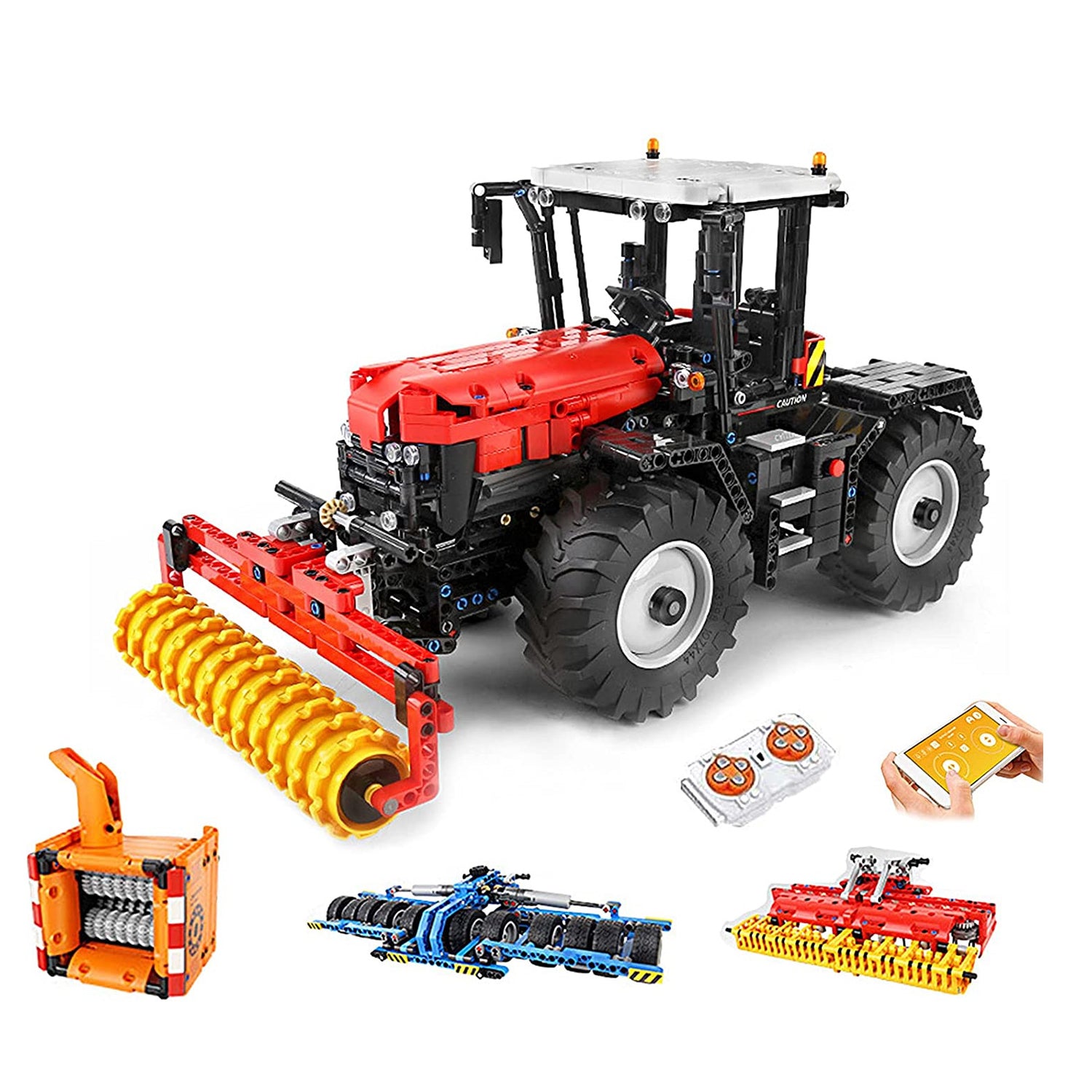 Mould King 17020 Traktor RC Technik 4in1 Spielzeug Bausteine