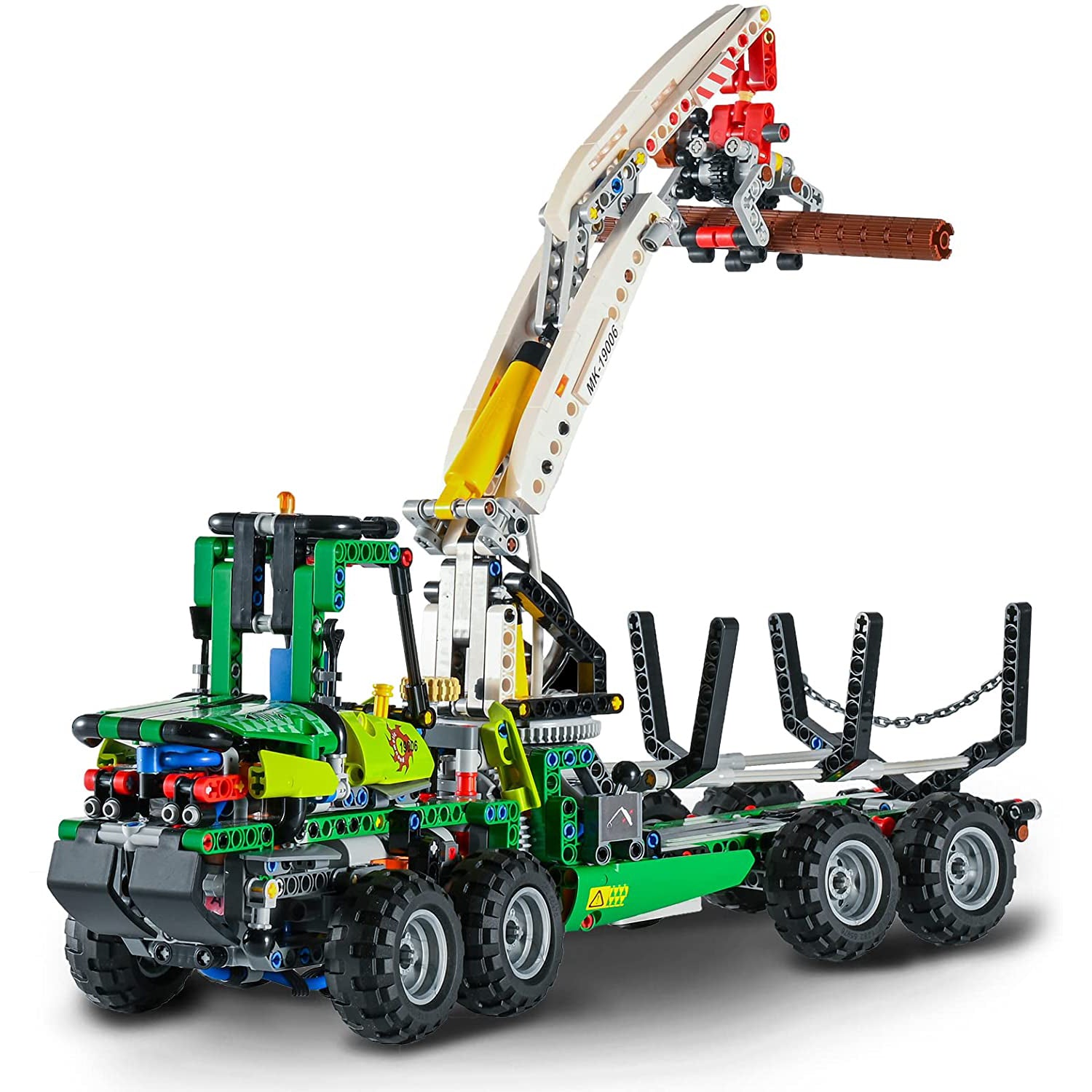 Mould King 19006 Forstmaschine pneumatisch Holzfäller Wald Technik Bausteine