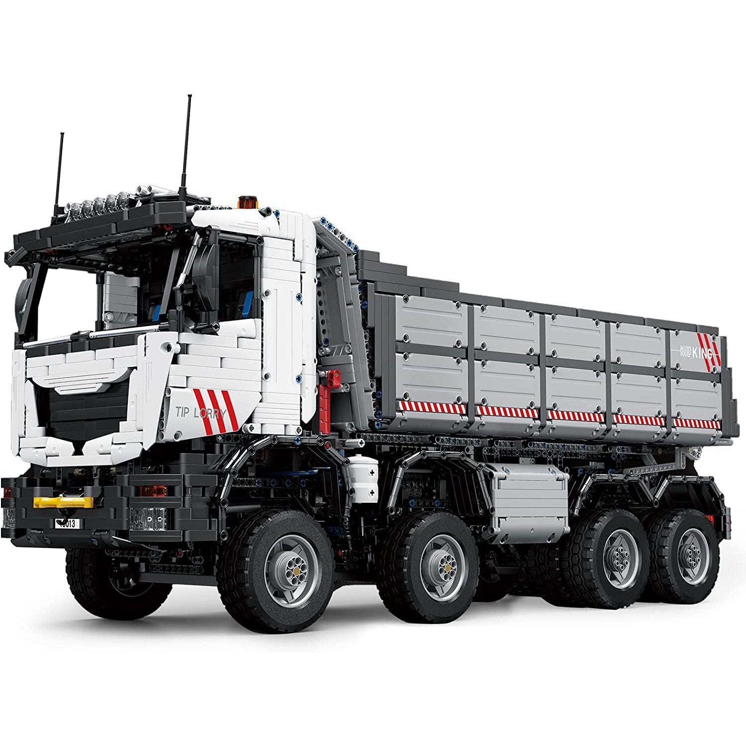 Mould King 19013 Dump Truck 8x8 Pneumatik Fernbedienung Kipper Technik Bausteine