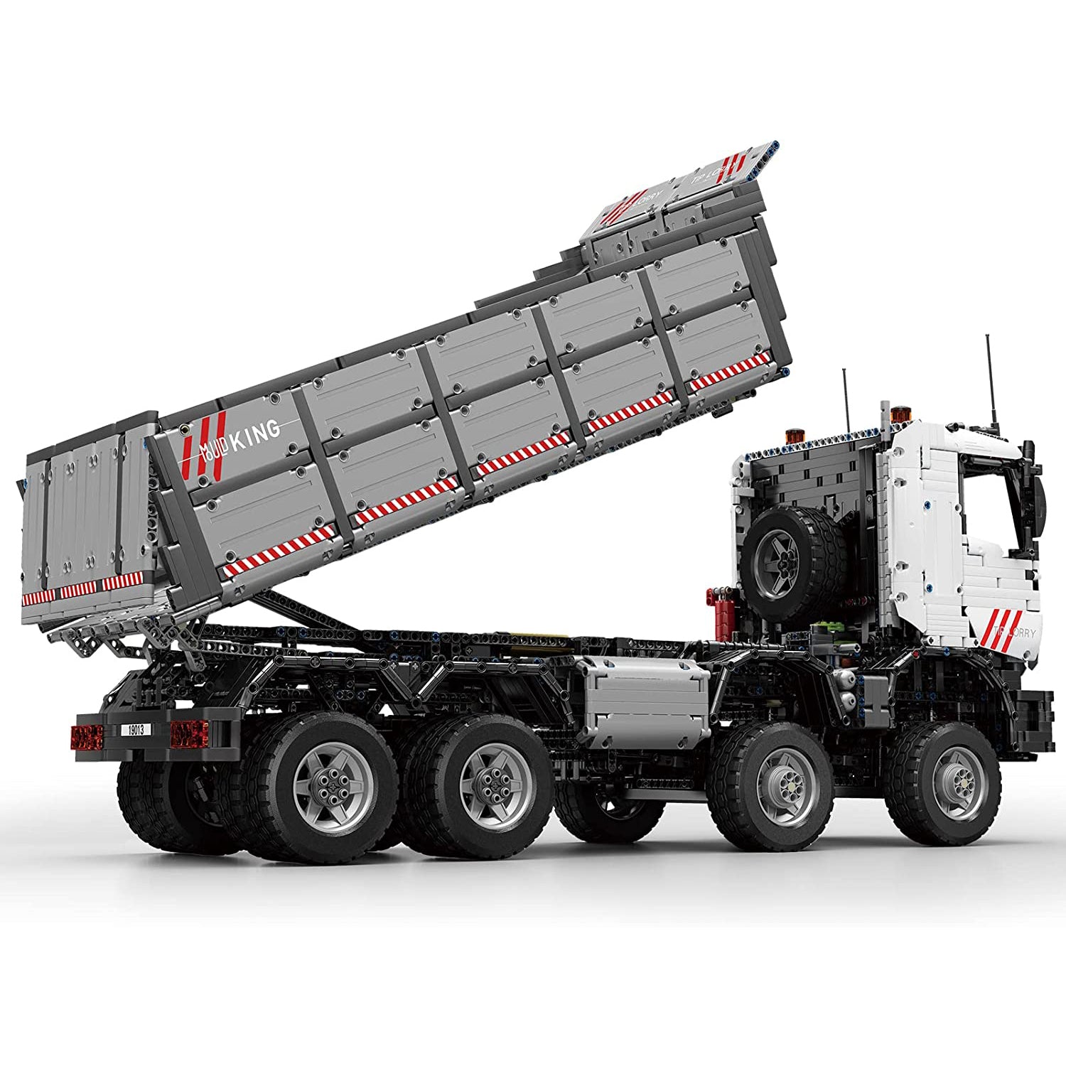 Mould King 19013 Dump Truck 8x8 Pneumatik Fernbedienung Kipper Technik Bausteine