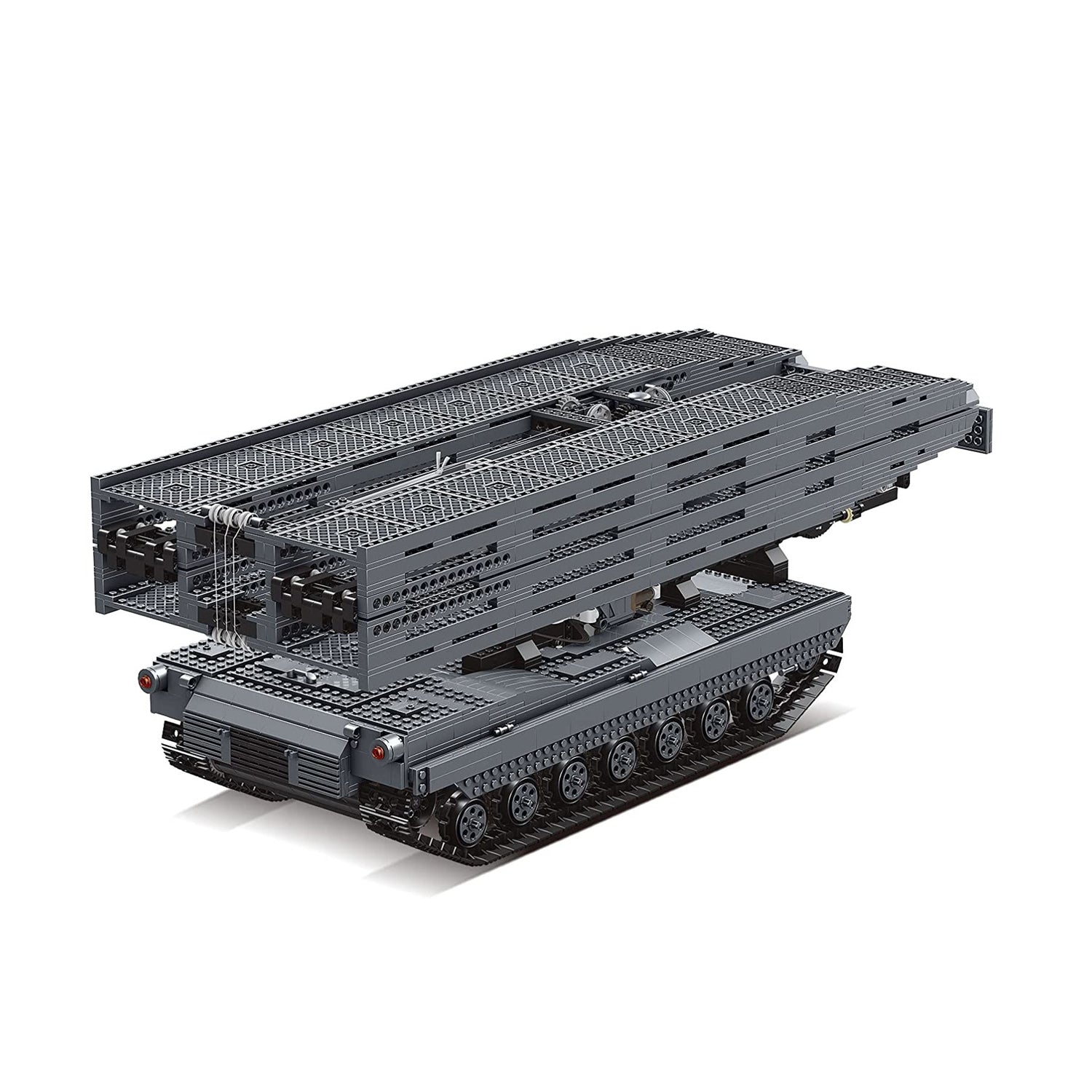 Mould King Military Panzerbrückenfahrzeug Brückenwagen RC Fernbedienung Technik Bausteine