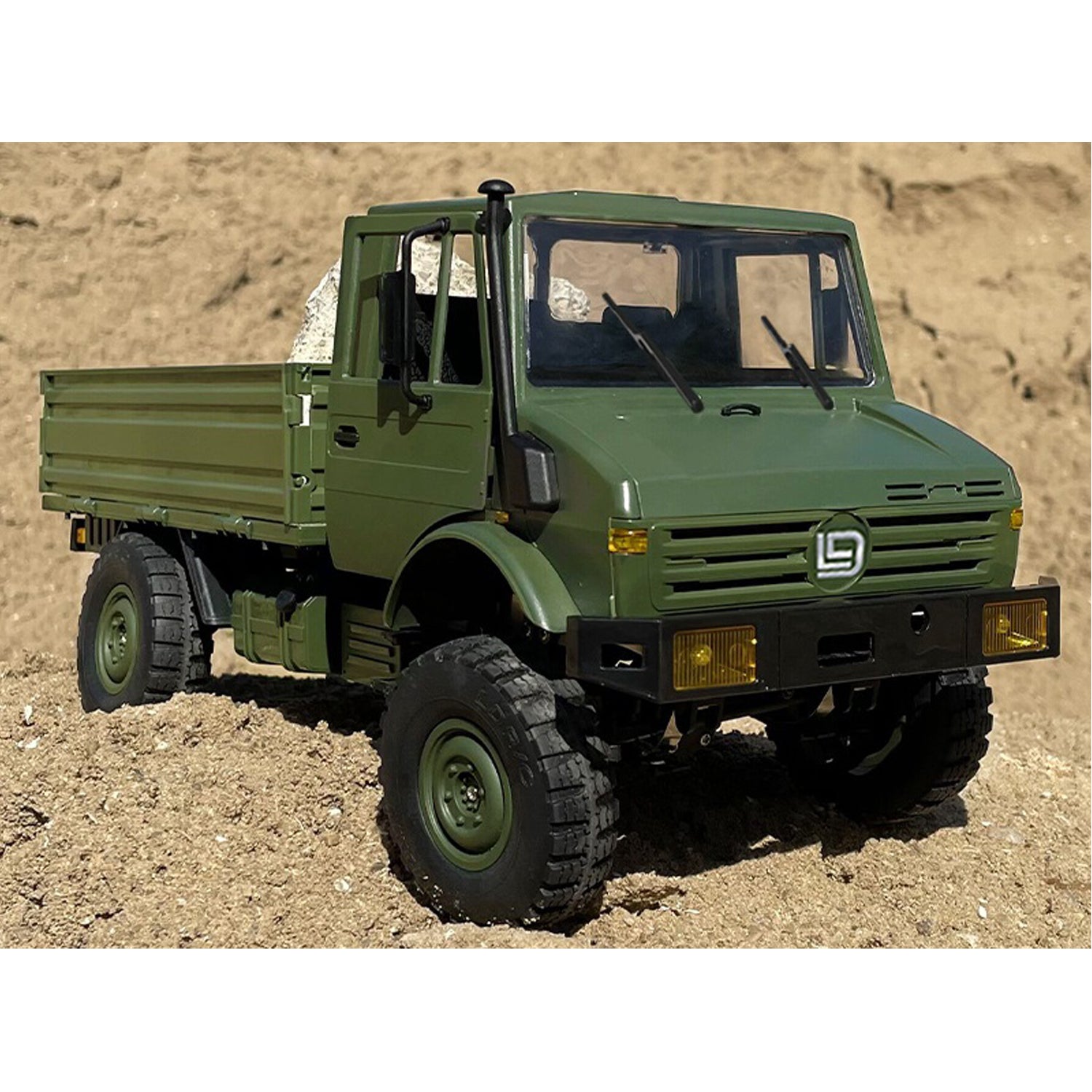 LDRC LD-P06 Unimog 2.4G 1/12 4WD RC Truck Offroad LKW RTR