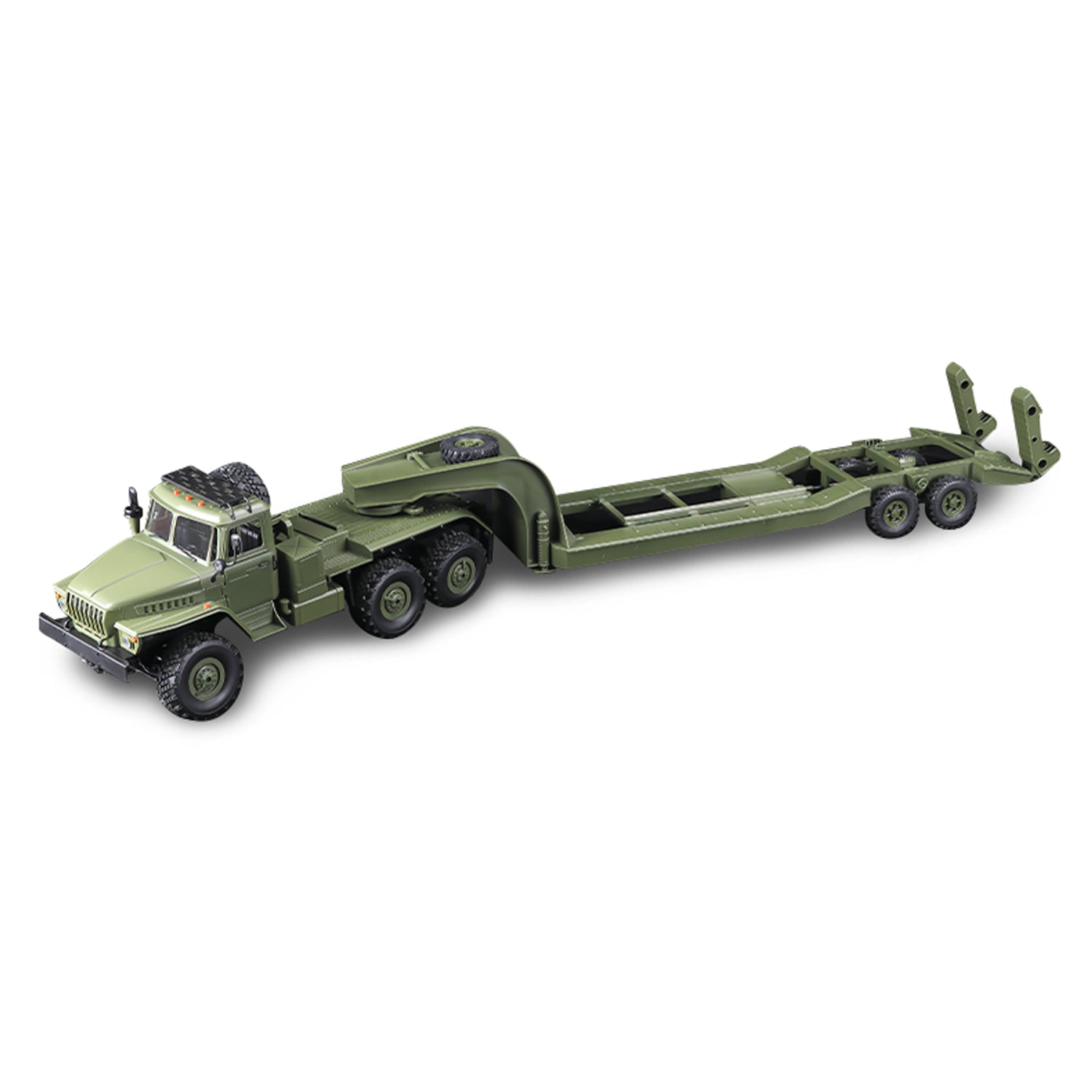 WPL B36-3 2.4G 1/16 Ural Militär mit Anhänger 6WD RC Truck Offroad LKW RTR