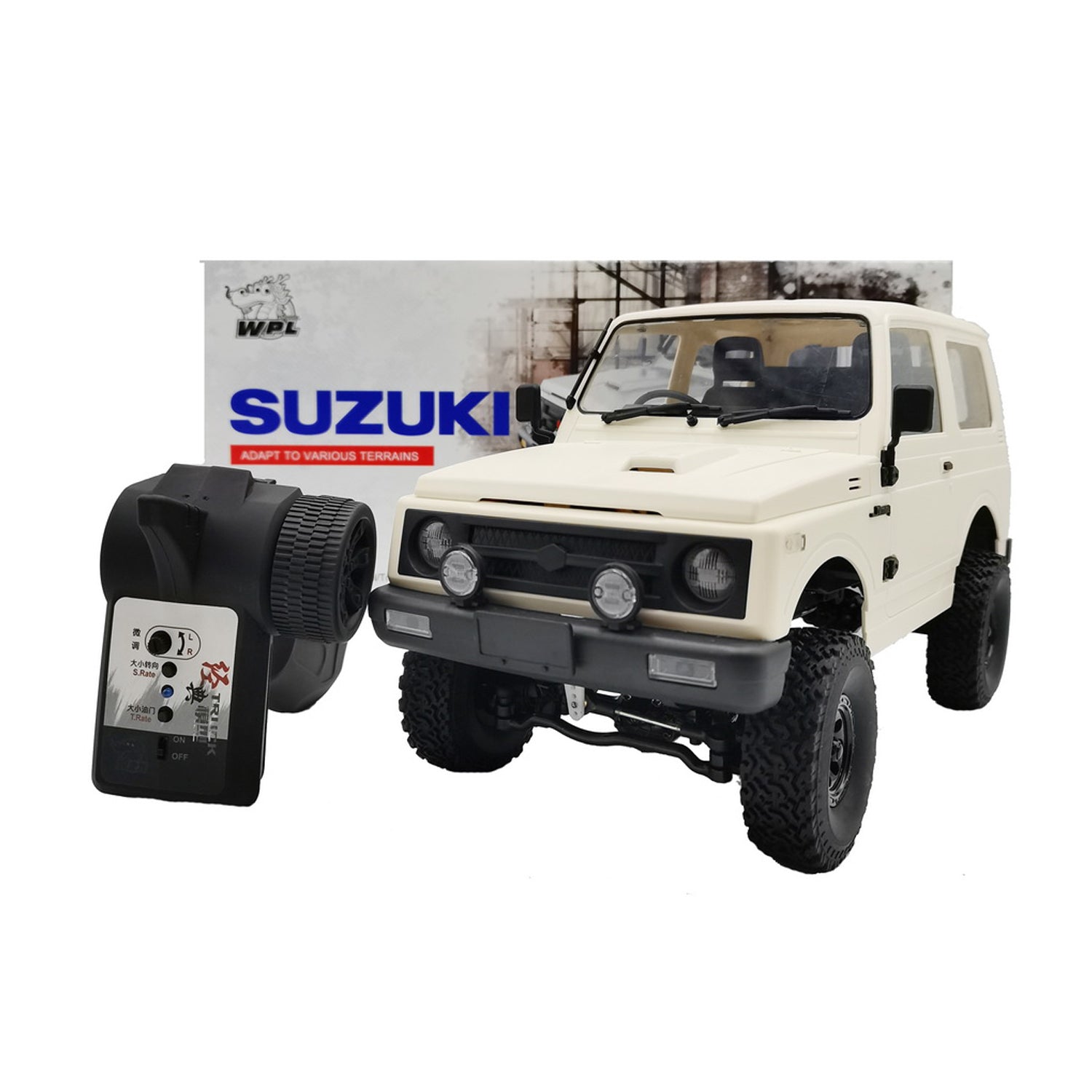 WPL C74 Suzuki Jimny RTR RC Auto in 1/10 Maßstab mit proportionaler Steuerung und 4WD