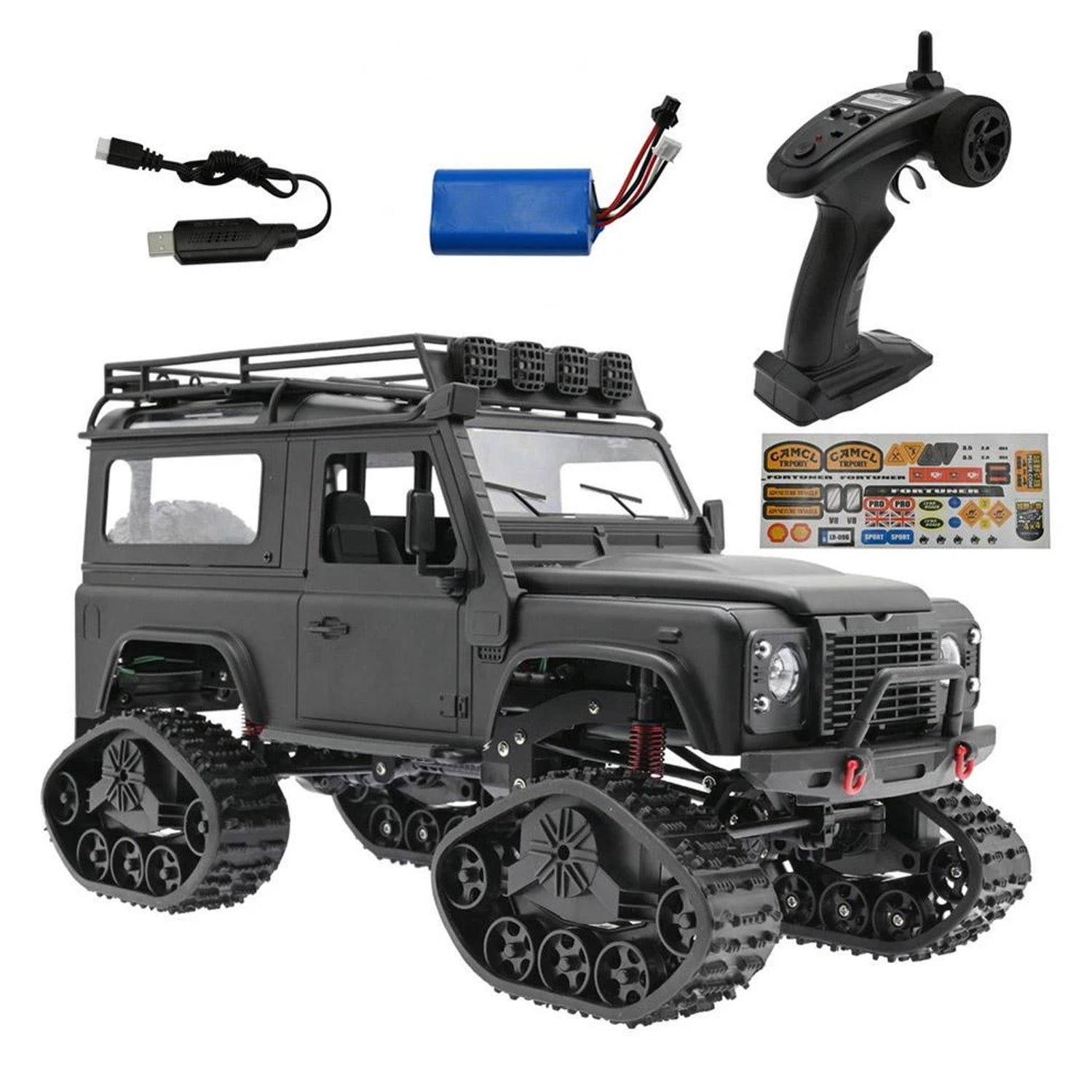 FY003-005A 2.4G 1/16 4WD RTR Crawler RC Auto Offroad Land Rover Schneeketten