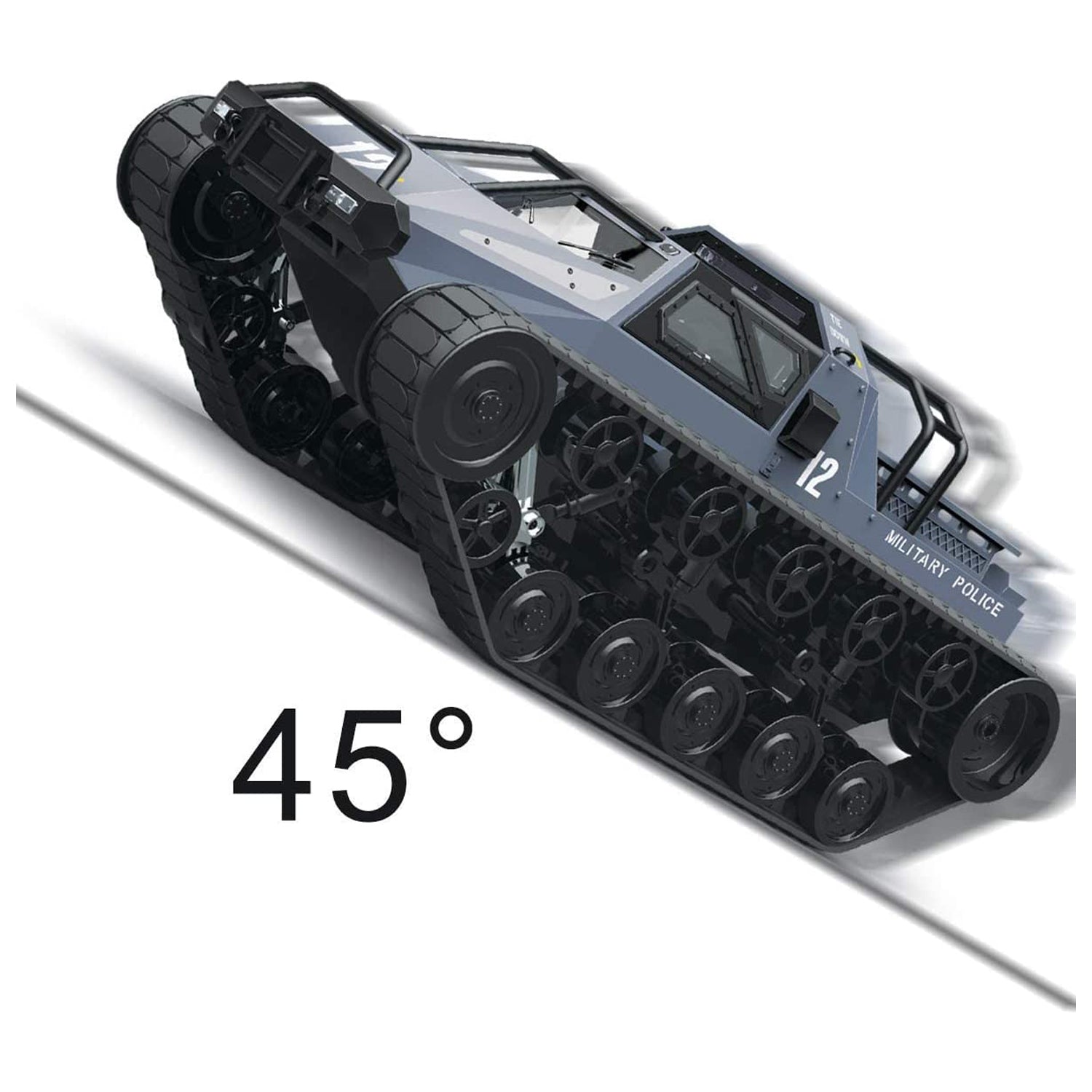 RT High Speed Tank Panzer 2.4G 1/12 4WD RTR Crawler RC Offroad Land Army Drift