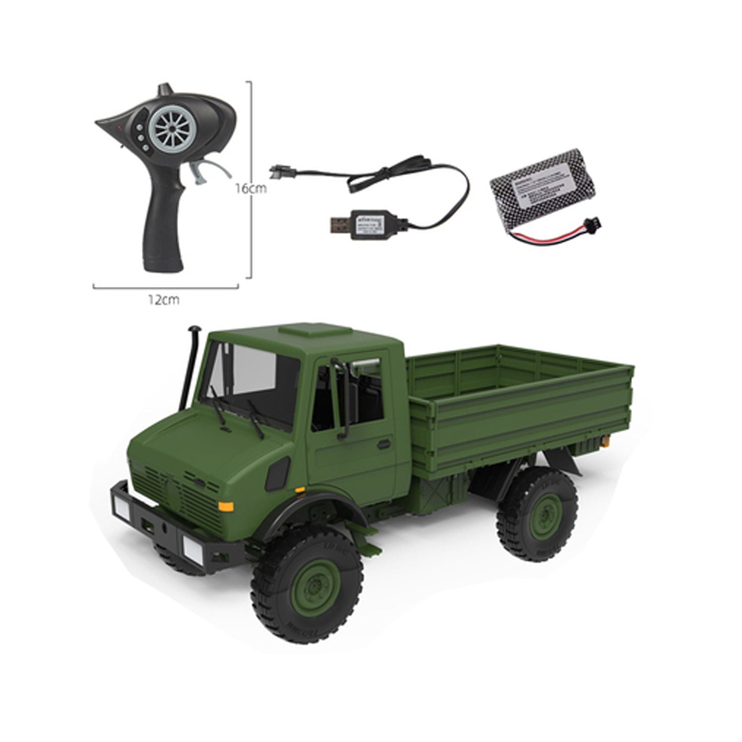 LDRC LD-P06 Unimog 2.4G 1/12 4WD RC Truck Offroad LKW RTR