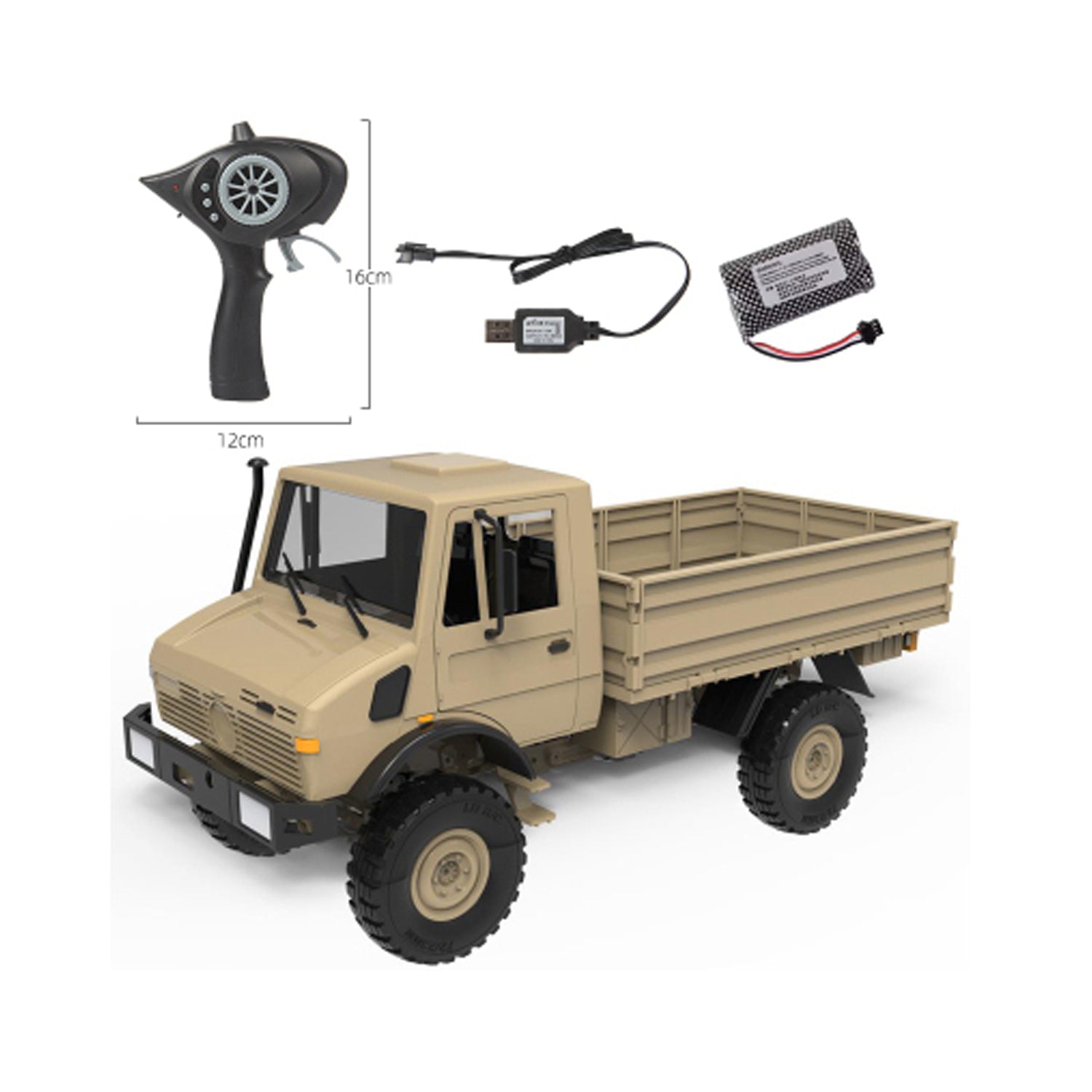 LDRC LD-P06 Unimog 2.4G 1/12 4WD RC Truck Offroad LKW RTR