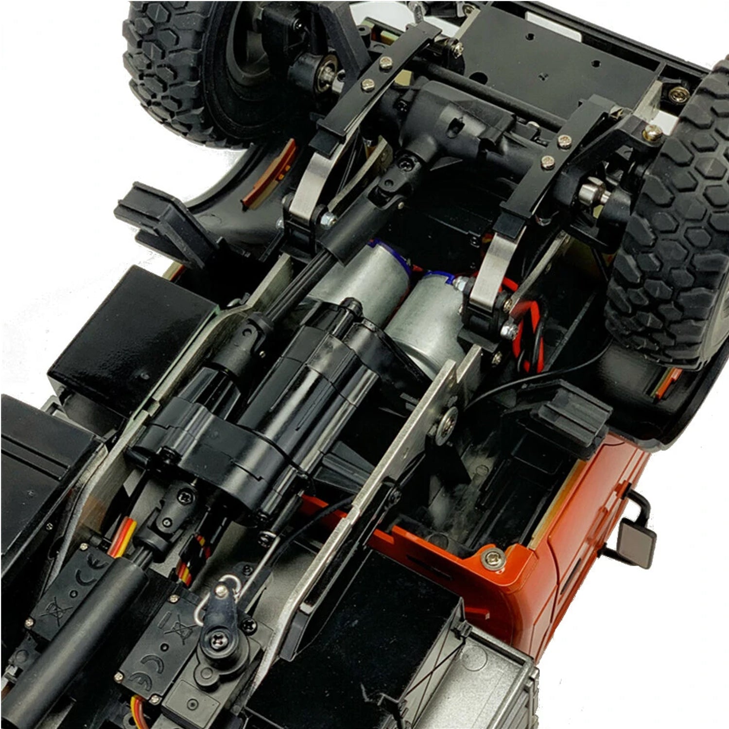 LDRC LD-1201 LKW Unimog - Offroad mit Allradantrieb - Zwei-Gang-Metallgetriebe mit Licht und Differentialsperre