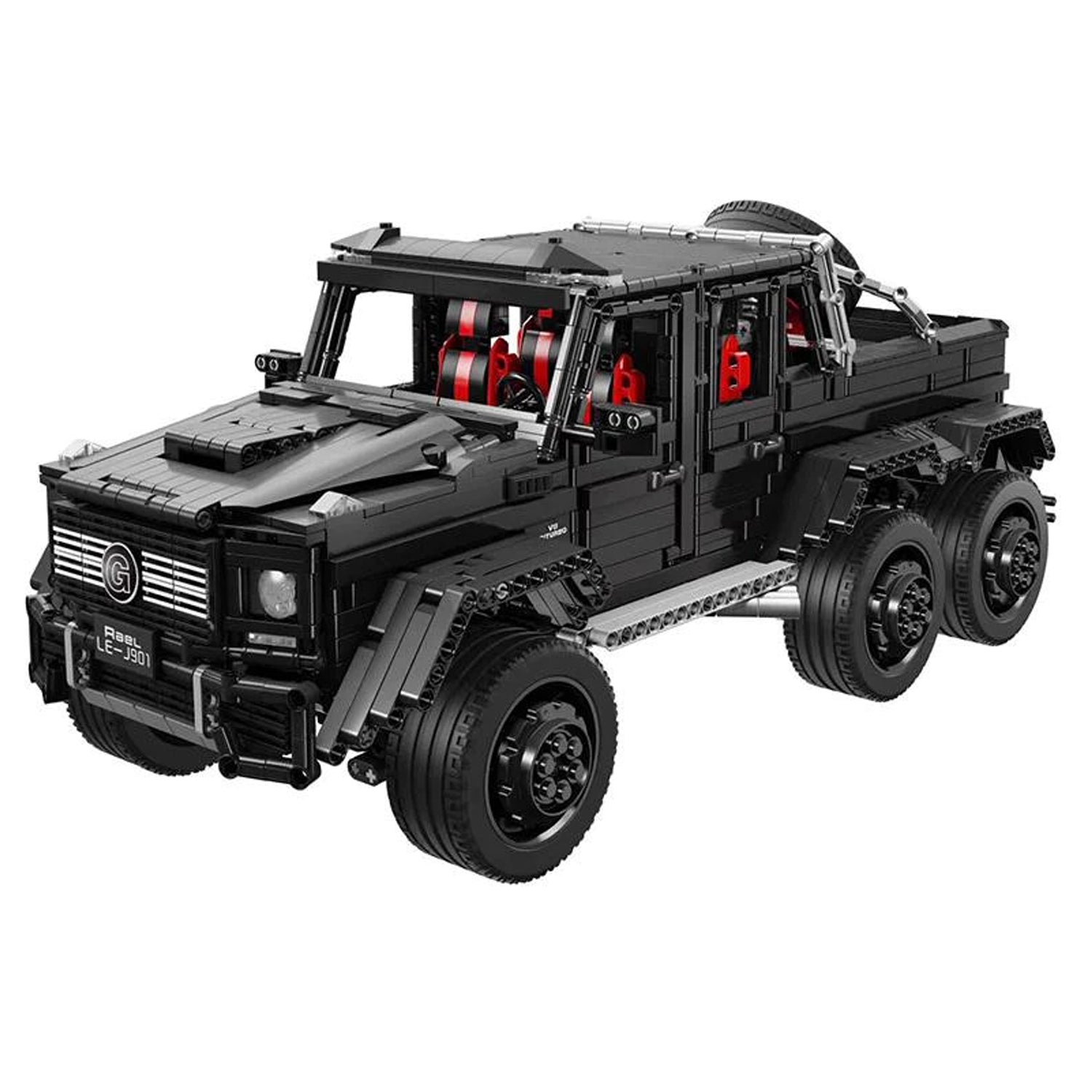 Rael LE-J901 - SUV Off Road Geländewagen G63 G700 6x6 RC Technik Bausteine