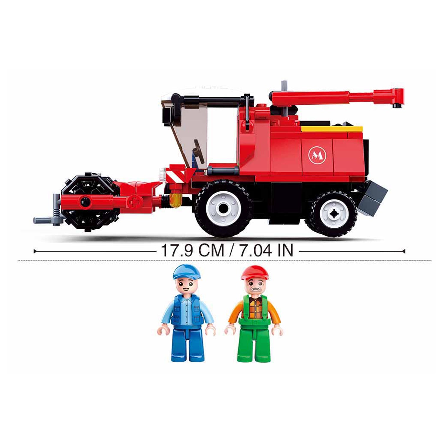 Sluban Mähdrescher M38-B0779 - 229 Bausteine, 2 Minifiguren, ab 6 Jahren