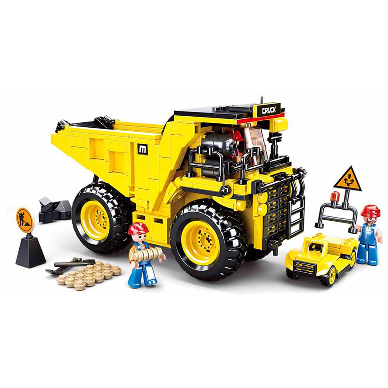 Sluban Schaufel M38-B0803 - 200 Bausteine, 1 Minifigur, ab 8 Jahren