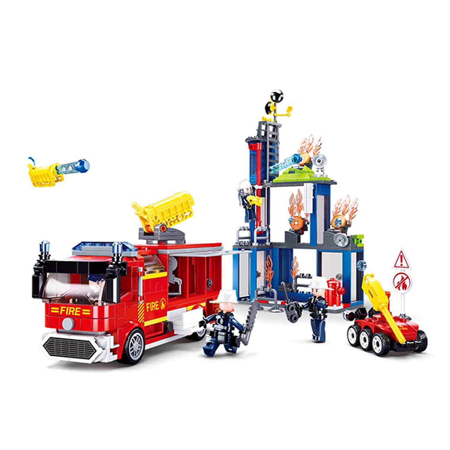 Sluban Feuerwehr-Trainingszentrum M38-B0967 - 585 Bausteine, 3 Minifiguren, ab 6 Jahren