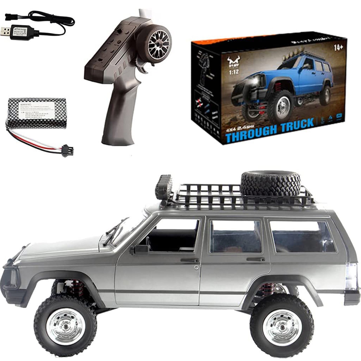 MN 78 2.4G 1/12 4WD RTR Crawler RC Auto Offroad Land Cherokee Fahrzeug