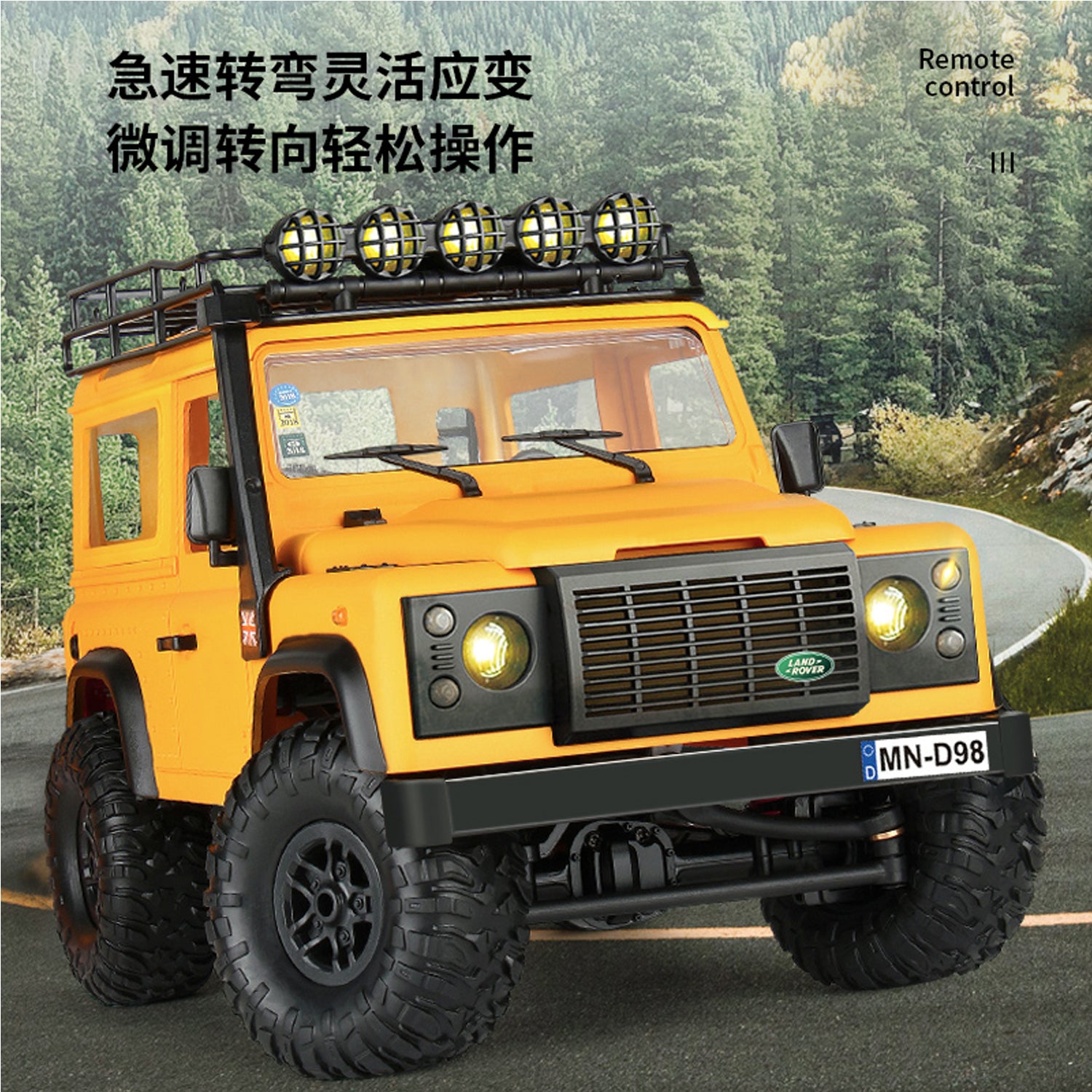 MN 98 2.4G 1/12 4WD RTR Crawler RC Auto Offroad Land Rover Fahrzeug