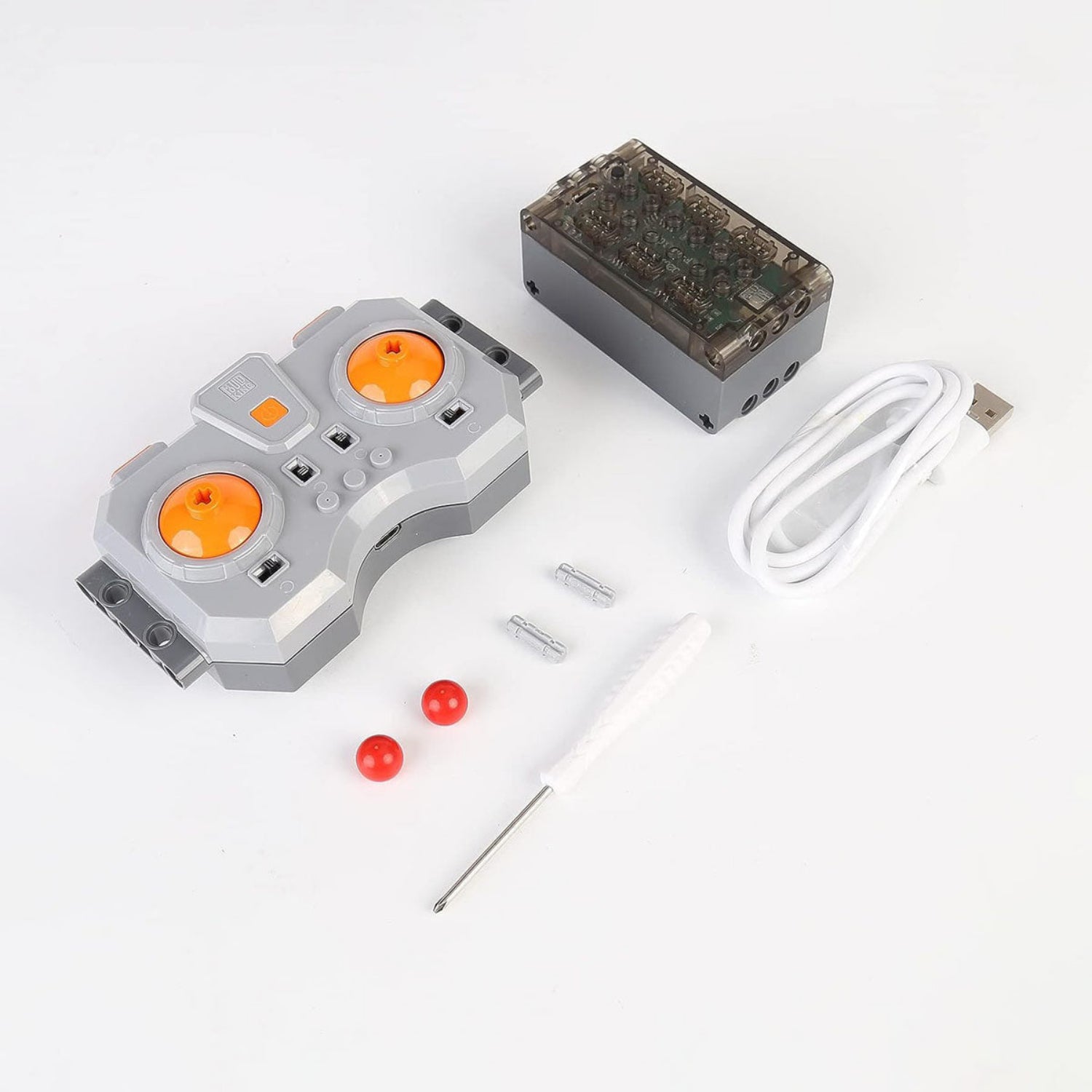 Mould King M0019 6.0 Powered Module - Fernbedienung und Batteriebox mit 6 Power Output Ports