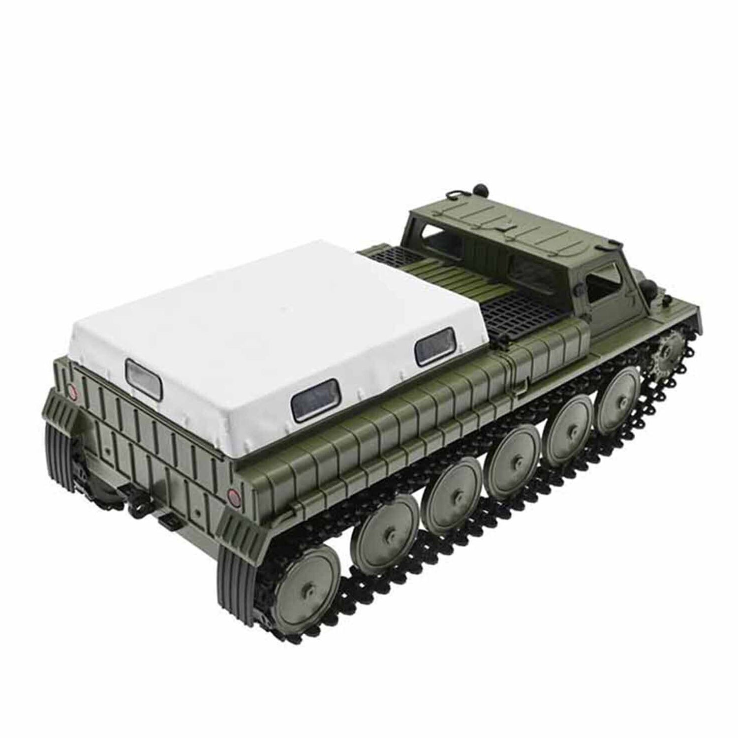WPL E-1 Armeegrün 2.4G 1/16 GAZ-71 Militär Kettenfahrzeug RC Offroad LKW RTR