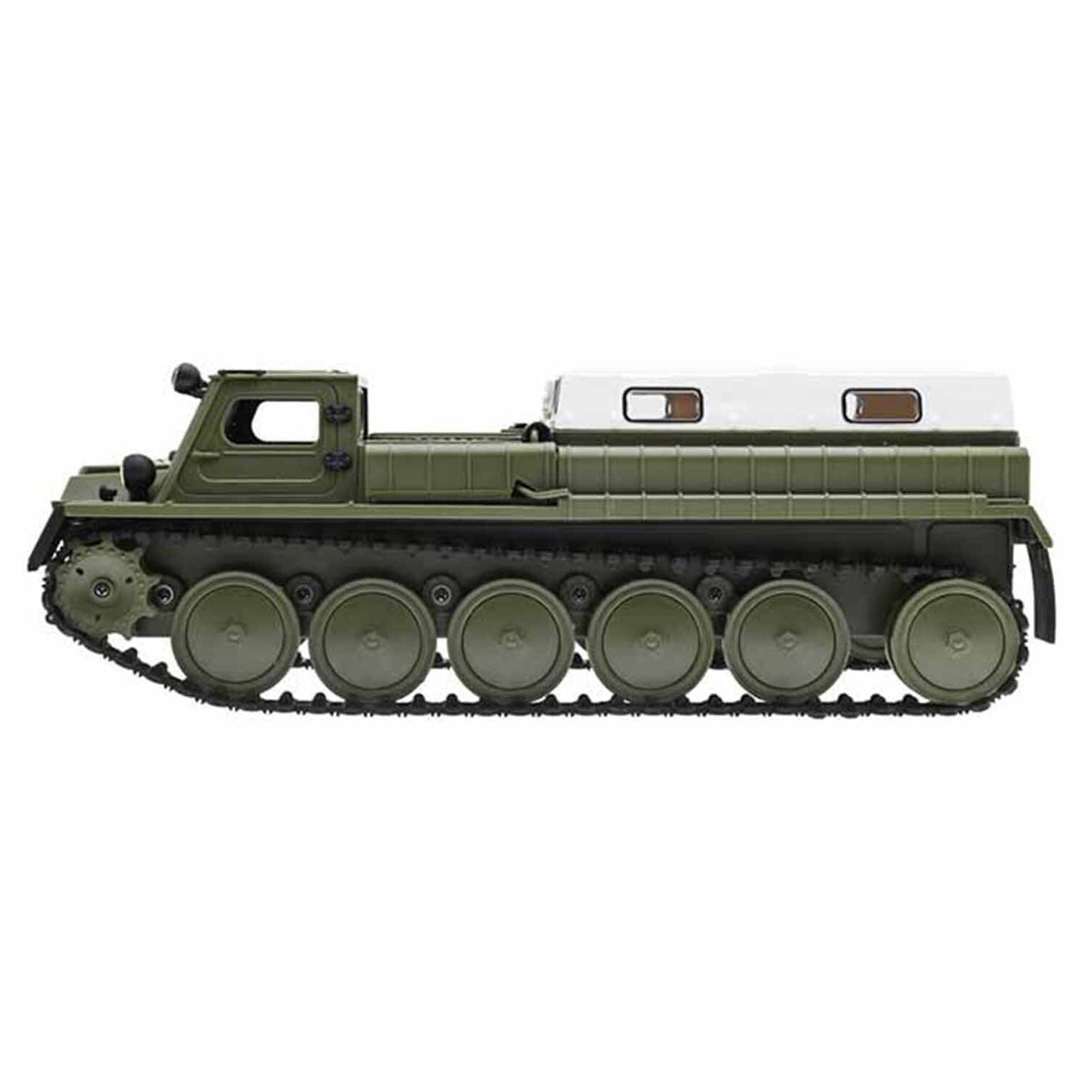 WPL E-1 Armeegrün 2.4G 1/16 GAZ-71 Militär Kettenfahrzeug RC Offroad LKW RTR