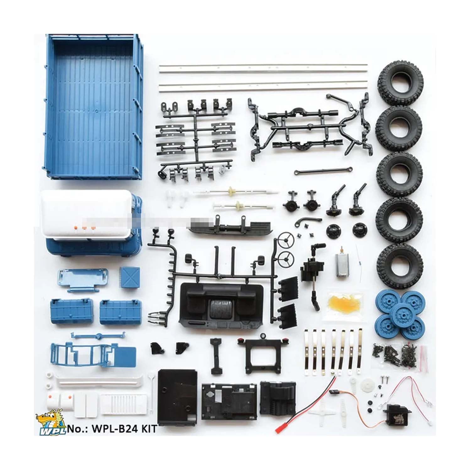 B-24 Blau 2.4G 1/16 GAZ-66 Militär 4WD RC Truck Offroad LKW RTR / KIT