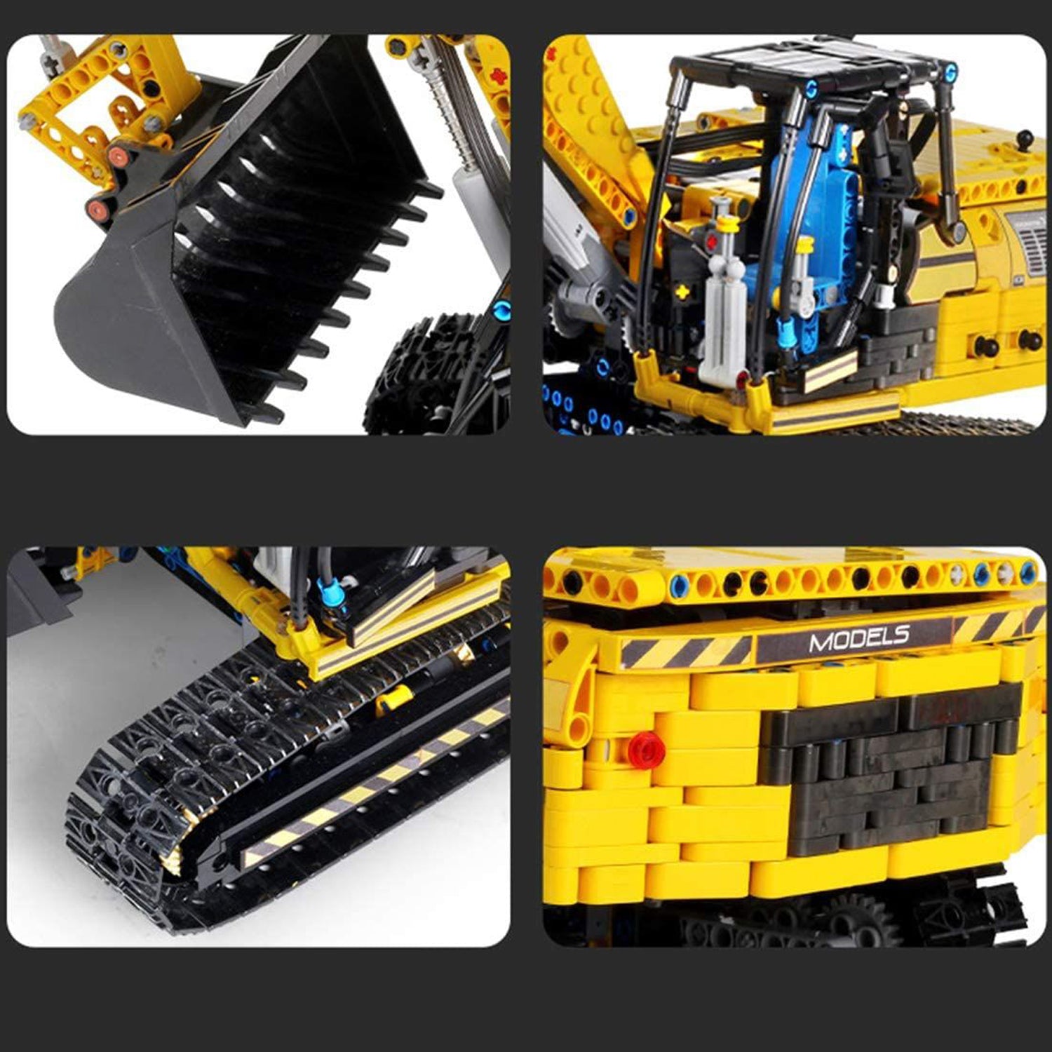 Mould King 13112E - ferngesteuerter Technik Bausteine Bagger - 2,4 GHz RC Excavator