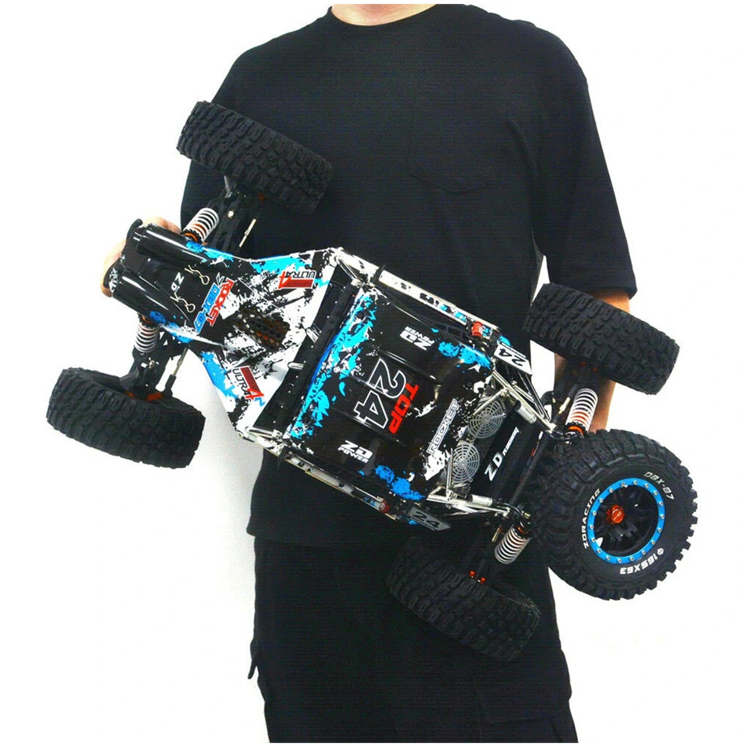 ZD Racing DBX-07 RC Offroad Fahrzeug 1/7 Maßstab, 80 km/h, Brushless Motor, RTR-Version inklusive Batterie, Fernbedienung und Zubehör