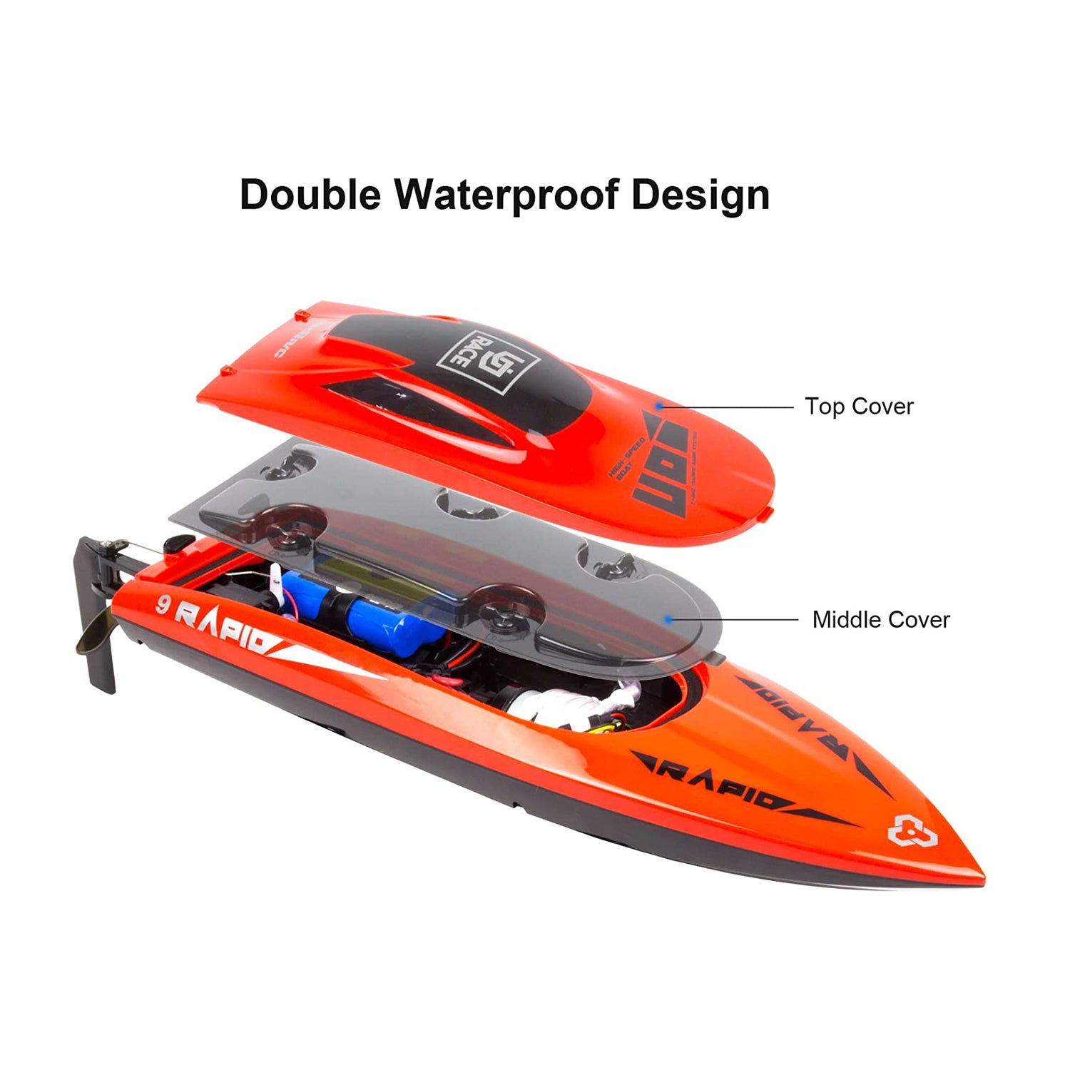 UDI010 RC High Speed Boot Rennboot 40 km/h 424mm RTR