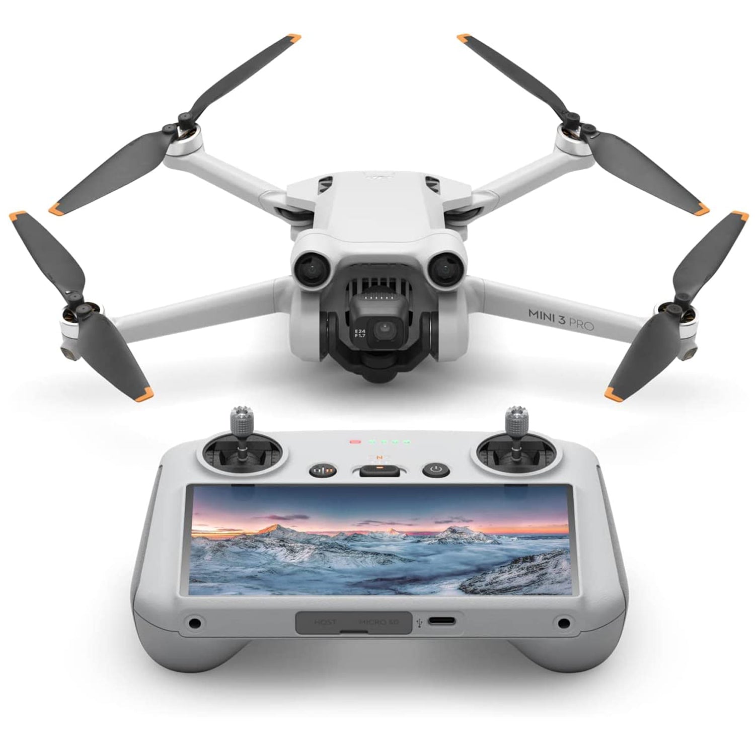 DJI Mini 3 Pro mit DJI Smart Control leichte faltbare Kameradrohne mit 4K/60fps Premium Set