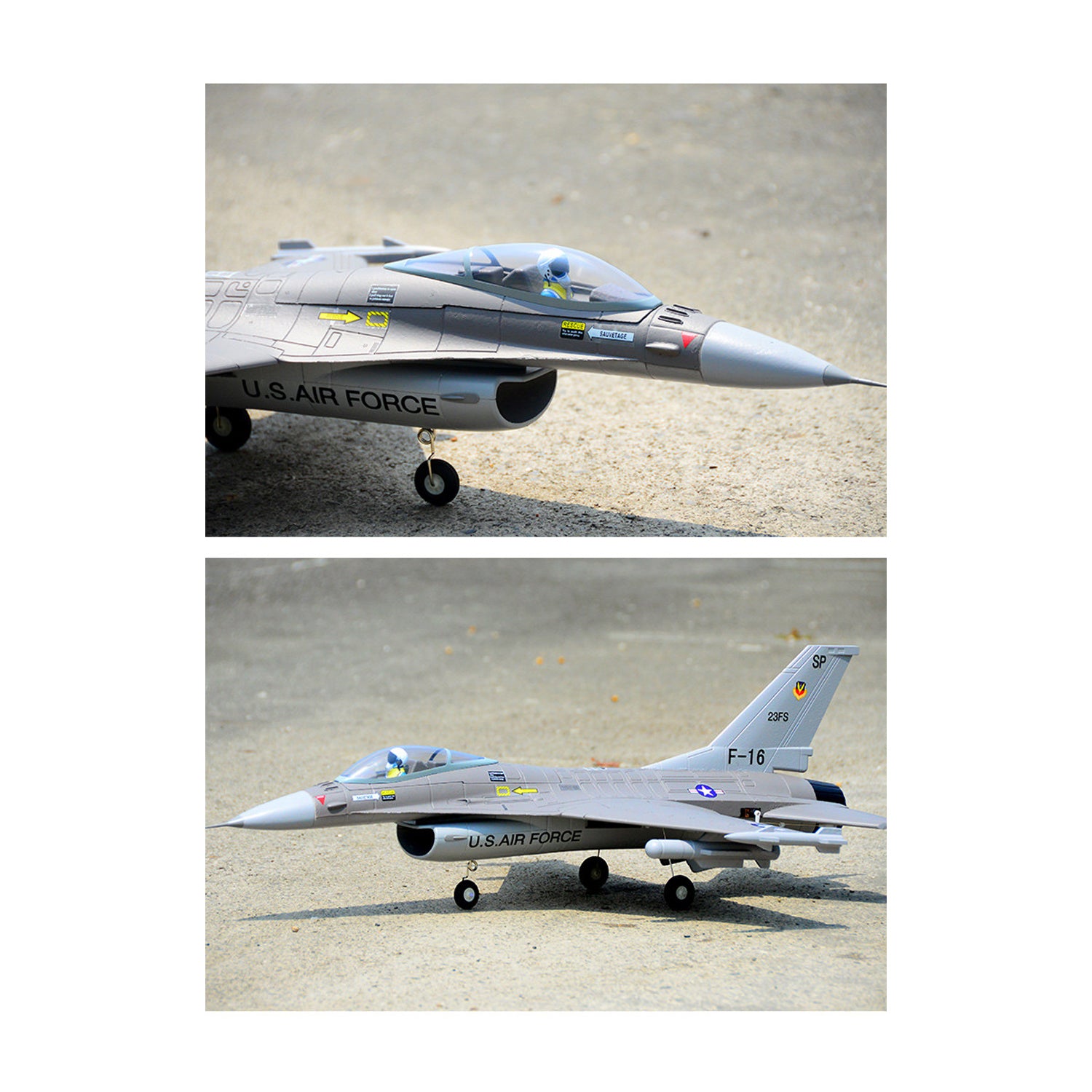 FMS F16 V2 Falcon RC Flugzeug 2.4Ghz ferngesteuert Ready to Fly