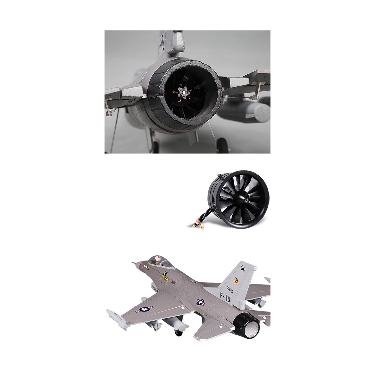 FMS F16 V2 Falcon RC Flugzeug 2.4Ghz ferngesteuert Ready to Fly