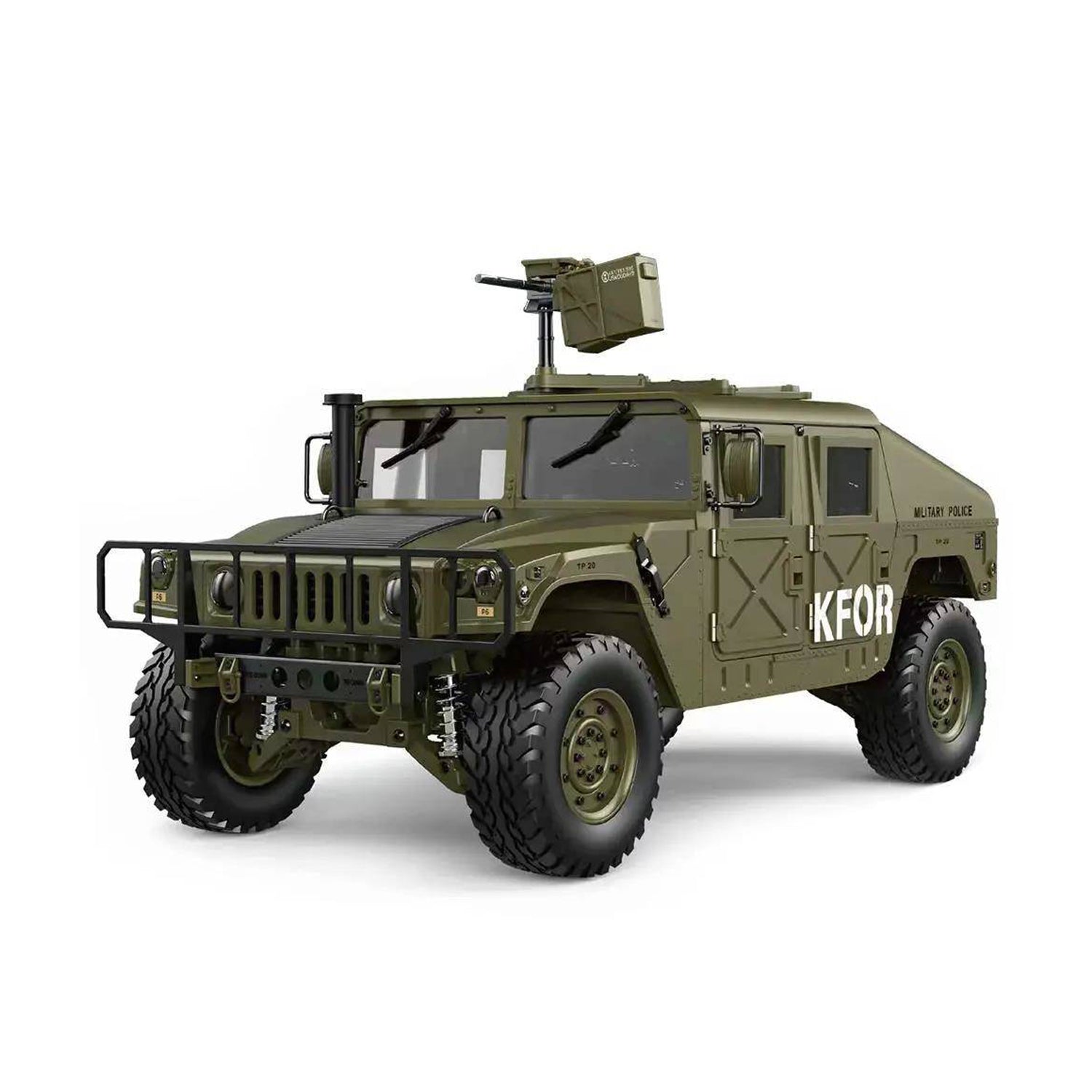 HG P408 US Humvee 1/10 RC Modellauto Militärfahrzeug LKW ohne Batterie Ladegerät 16CH 2.4G 4WD
