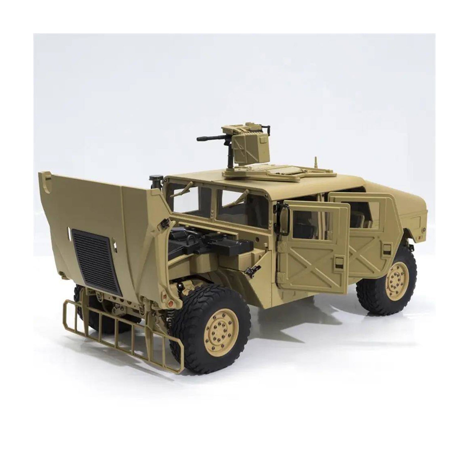 HG P408 US Humvee 1/10 RC Modellauto Militärfahrzeug LKW ohne Batterie Ladegerät 16CH 2.4G 4WD