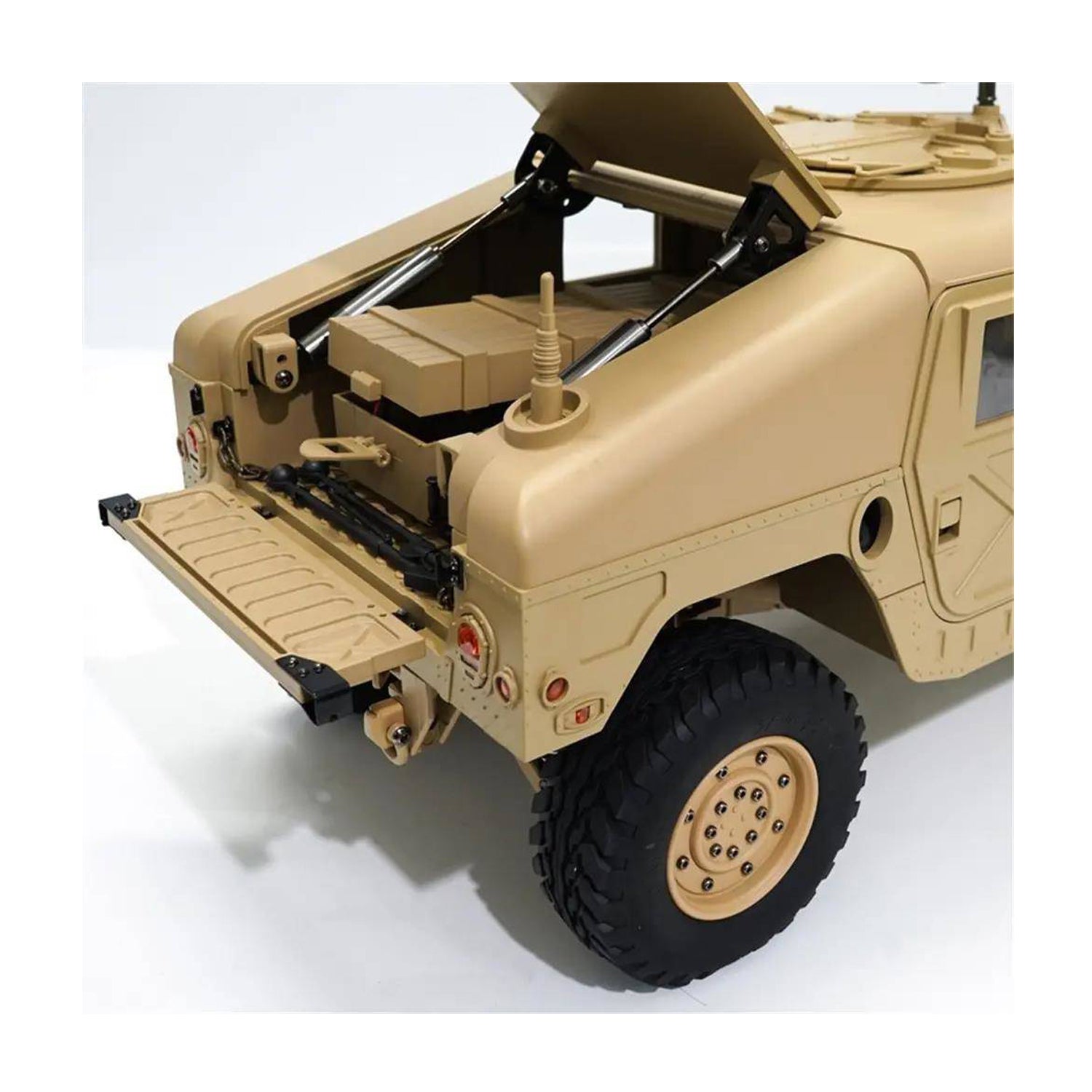 HG P408 US Humvee 1/10 RC Modellauto Militärfahrzeug LKW ohne Batterie Ladegerät 16CH 2.4G 4WD