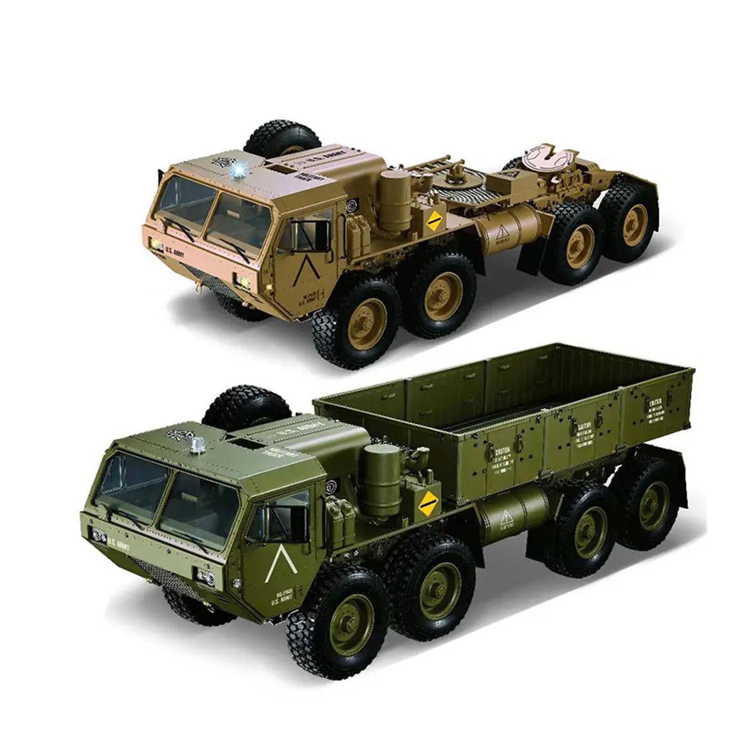 M984 HEMTT HG P801 P802 1/12 2.4G 8X8 M983 739mm RC-Auto US Army Militärtruck ohne Batterie Ladegerät