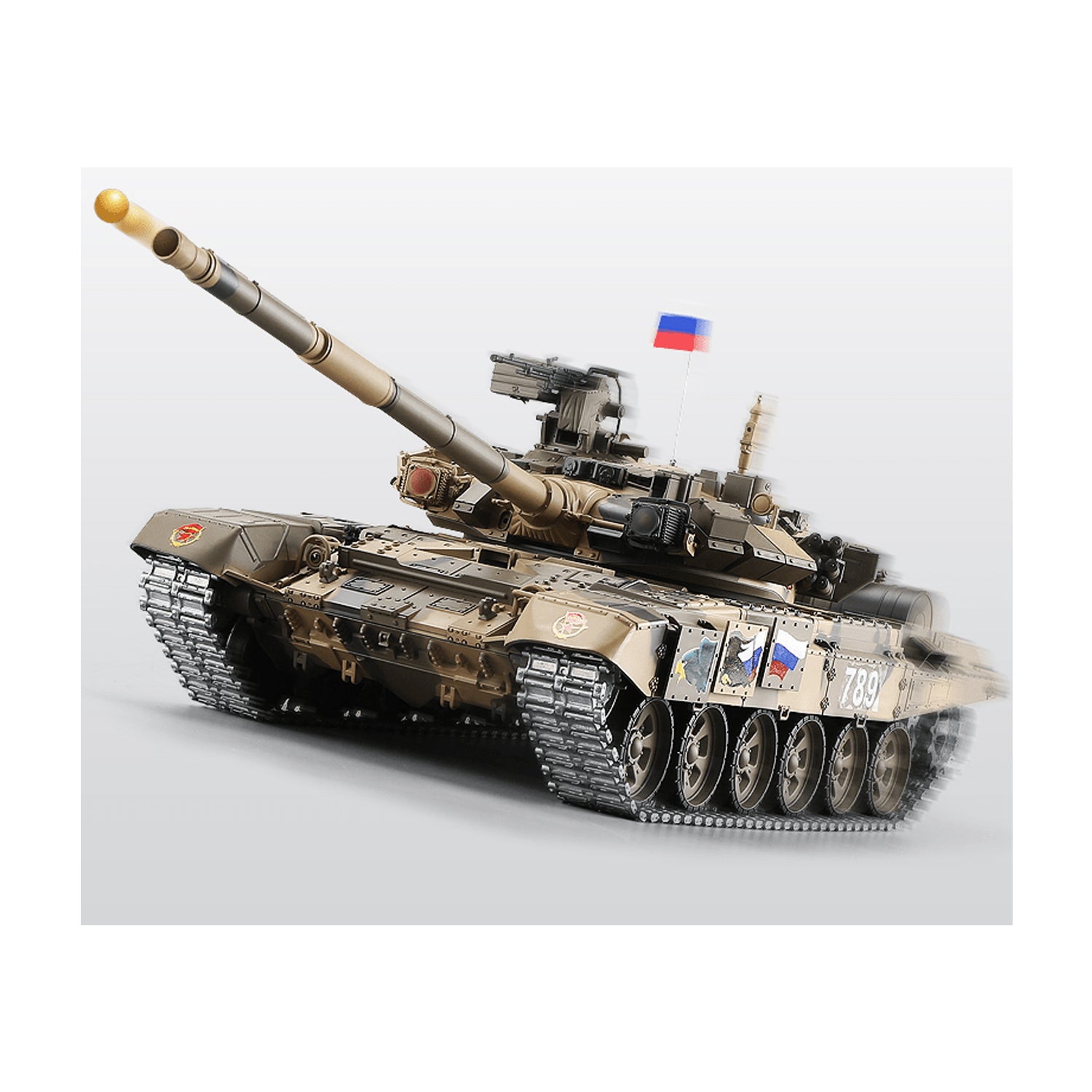 Heng Long Moderner Russischer T90 1/16 2.4G 16CH 30 km / h RC Panzer Militärfahrzeug