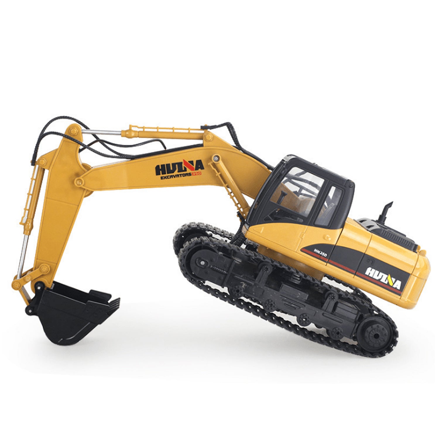 HuiNa Toys 1550 Metall Bagger 15Kanäle 2.4G 1/12 RC Metal Excavator Charging RC Car