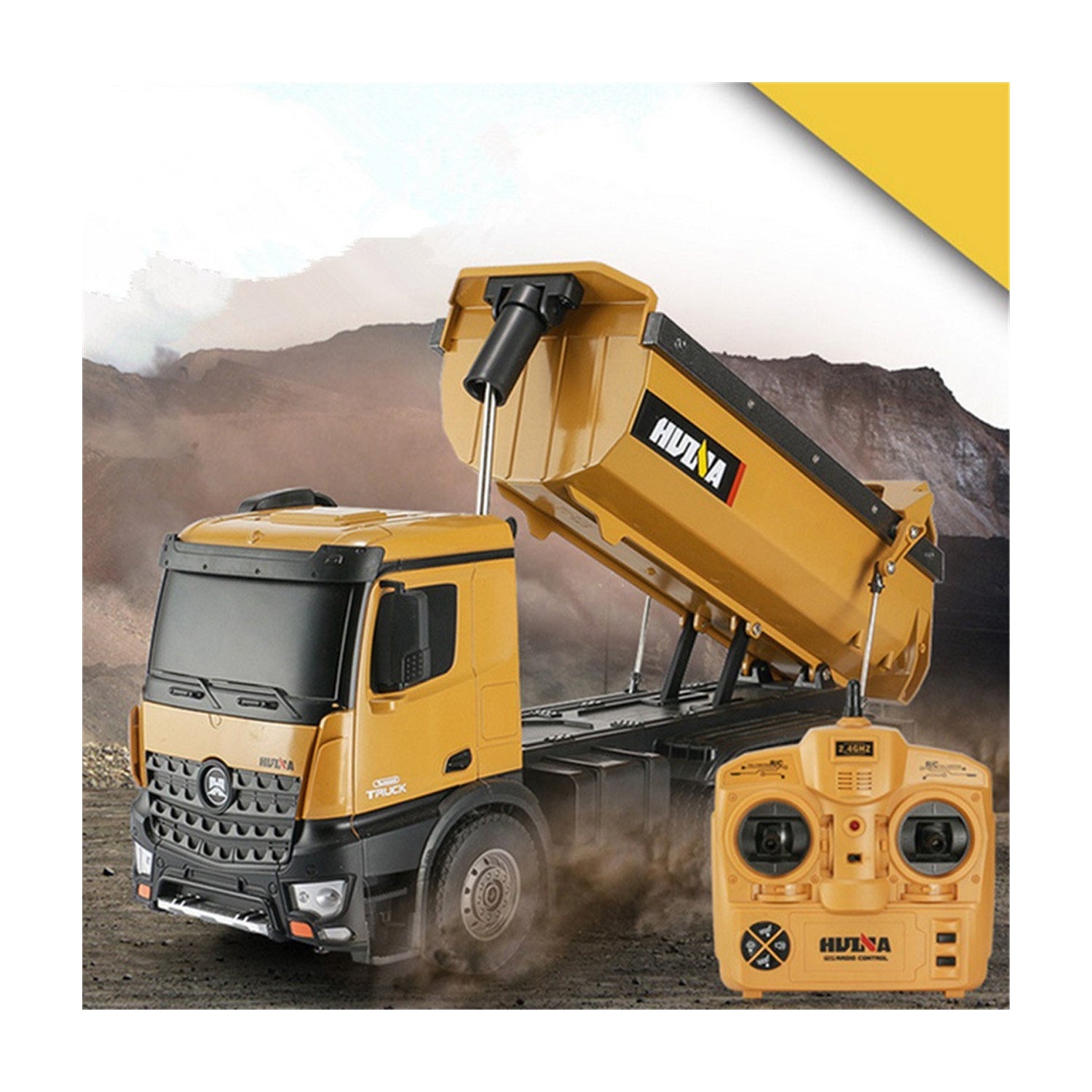 HuiNa Toys 1573 Metall Laster LKW Truc 10Kanäle 2.4G 1/14 RC Metal Truck Charging RC Car RTR