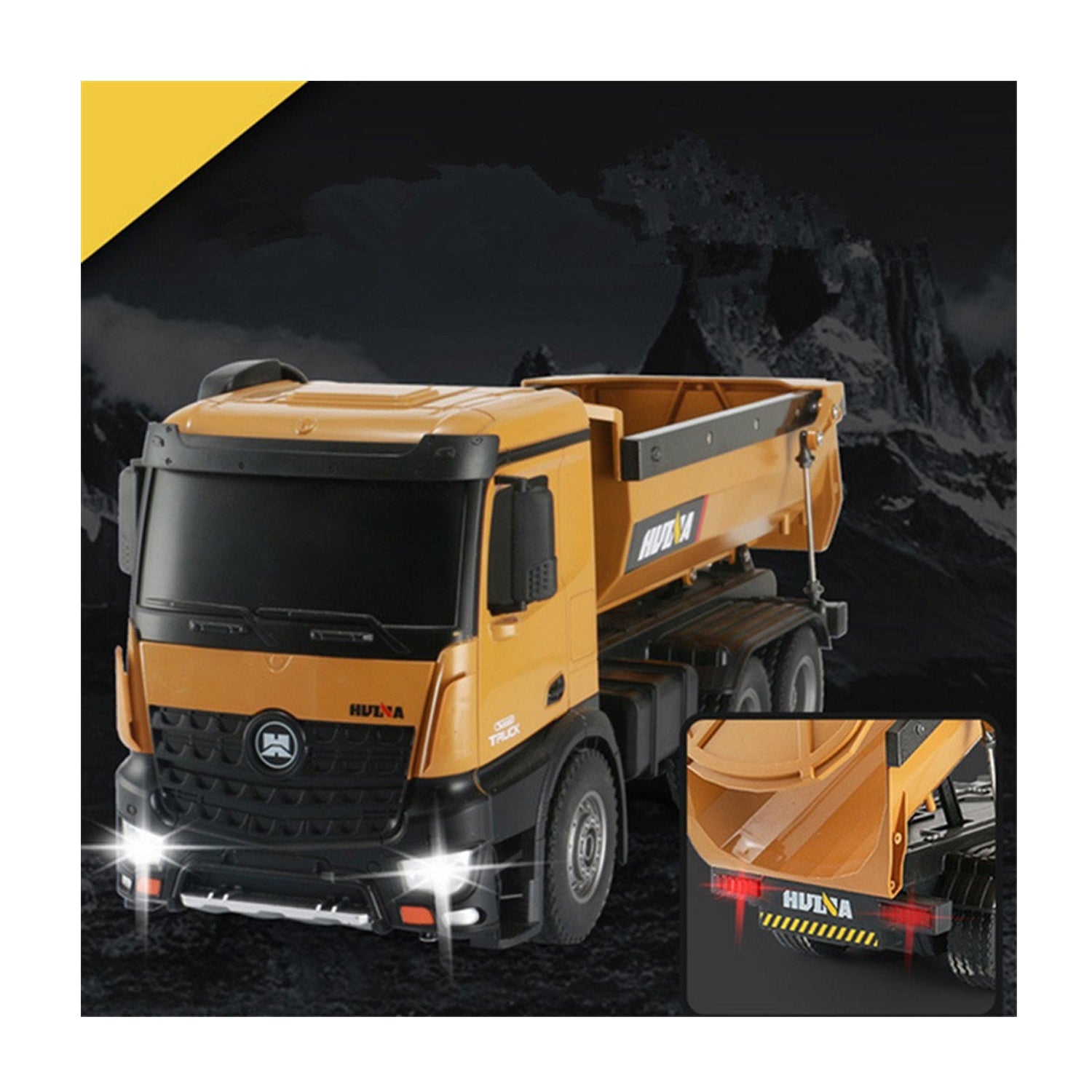 HuiNa Toys 1573 Metall Laster LKW Truc 10Kanäle 2.4G 1/14 RC Metal Truck Charging RC Car RTR