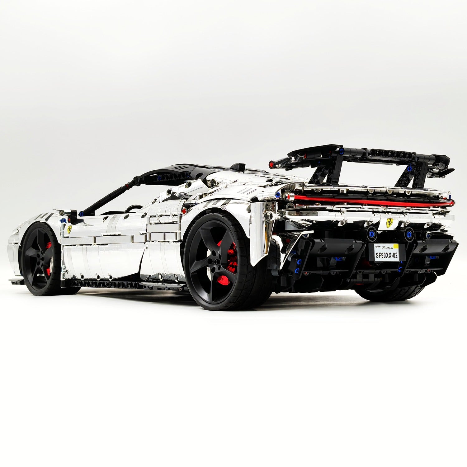 Klemmbao MOC-02 SF90 1:8 - Sportwagen Ferrarii SF90XX Car Technik Bausteine